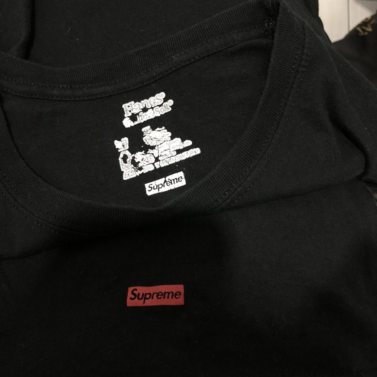 Hanes × Supreme Supreme Hanes Basic Tee Black 1 Size US S / EU 44-46 / 1 - 5 Thumbnail