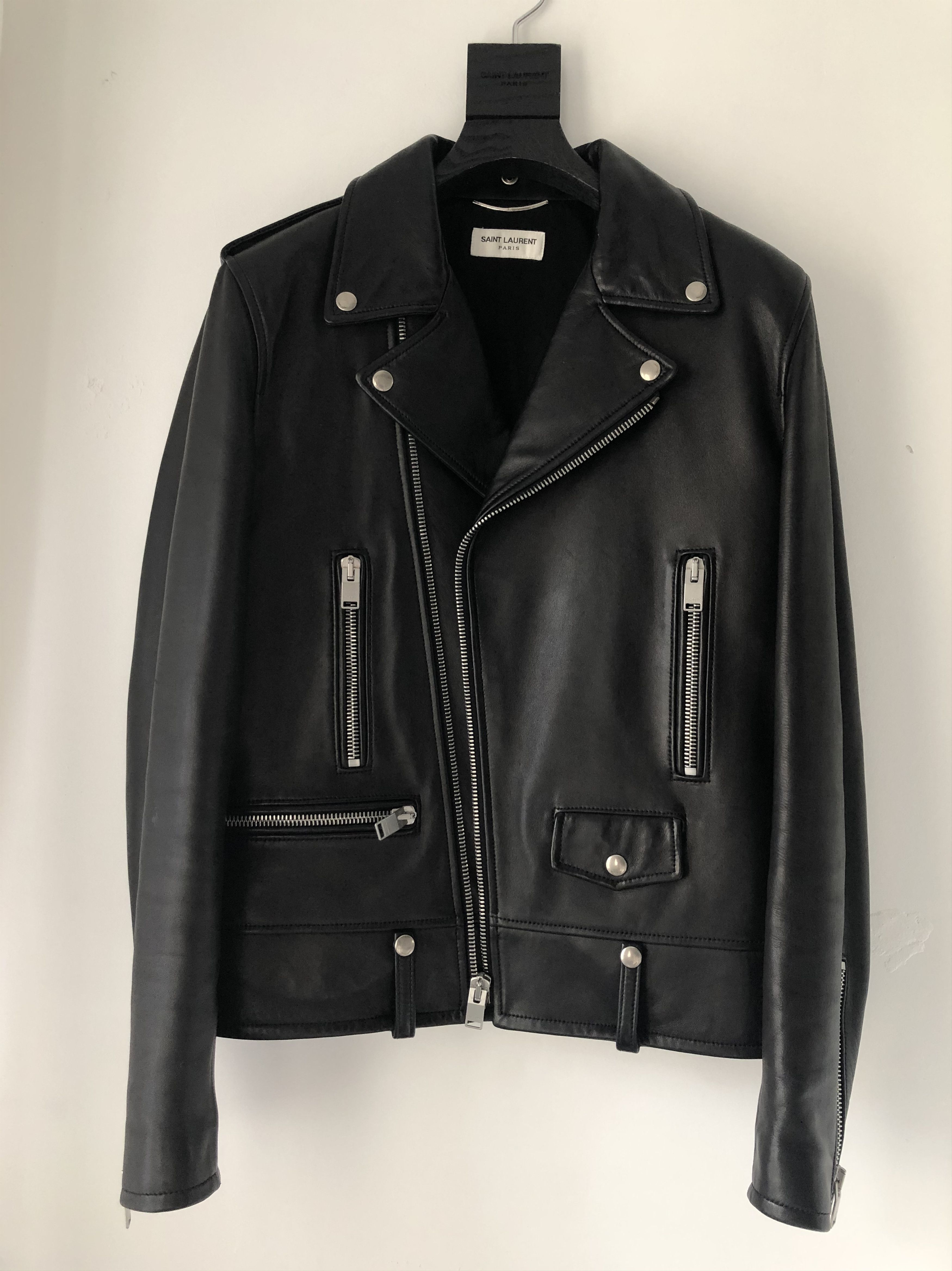 Saint Laurent Paris L01 Leather Jacket Saint Laurent SLP Hedi Slimane ...