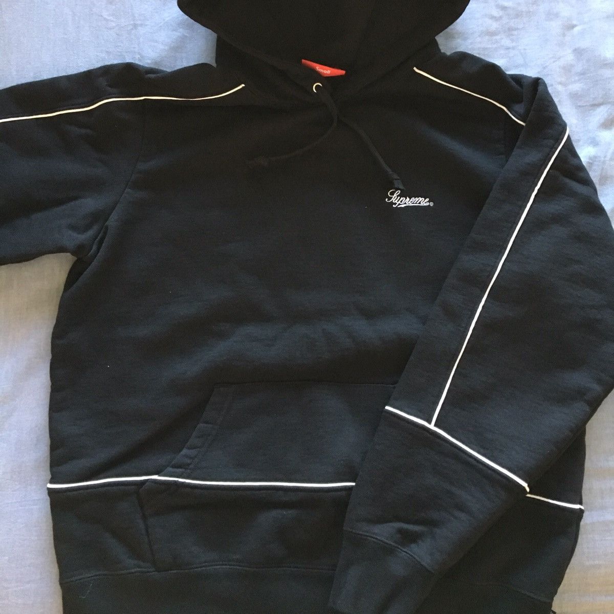 Supreme piping hooded online