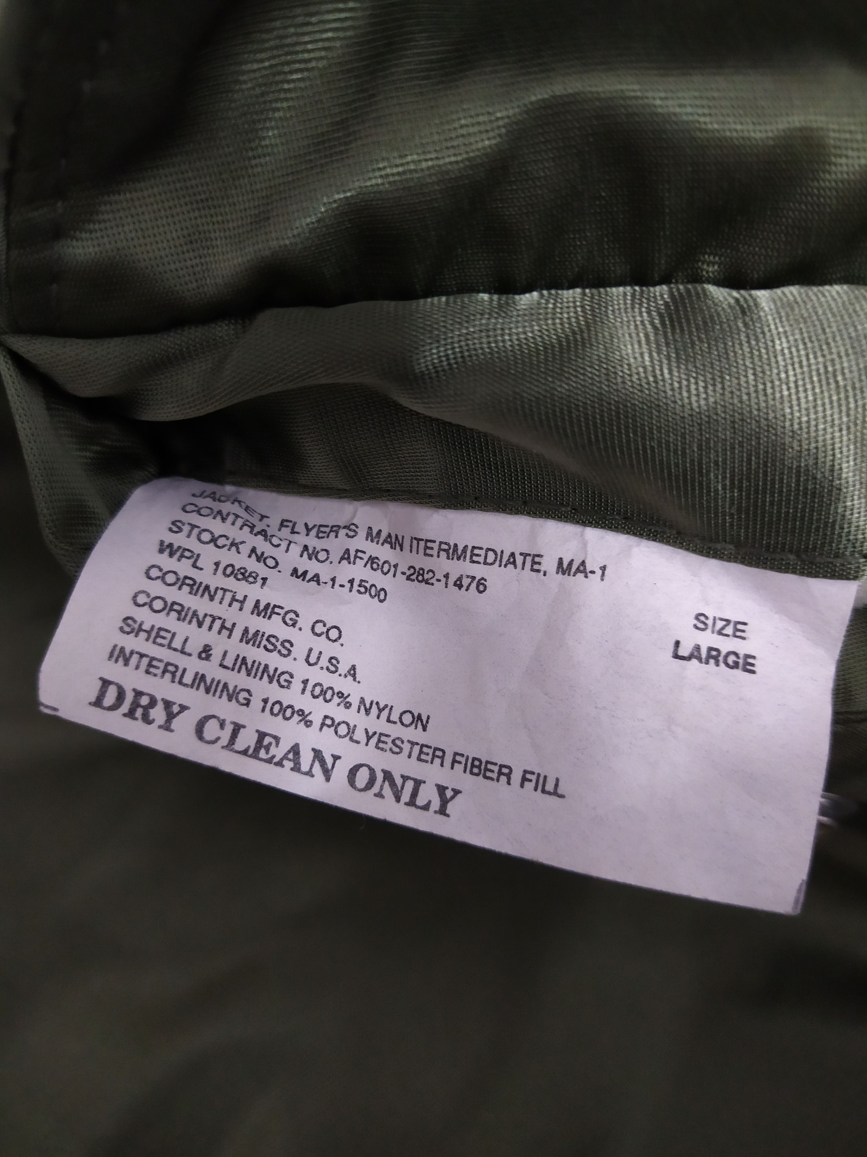 Other VTG CORINTH MFG .CO BOMBERS AIRFORCE JACKET (B247) Size US L / EU 52-54 / 3 - 6 Thumbnail