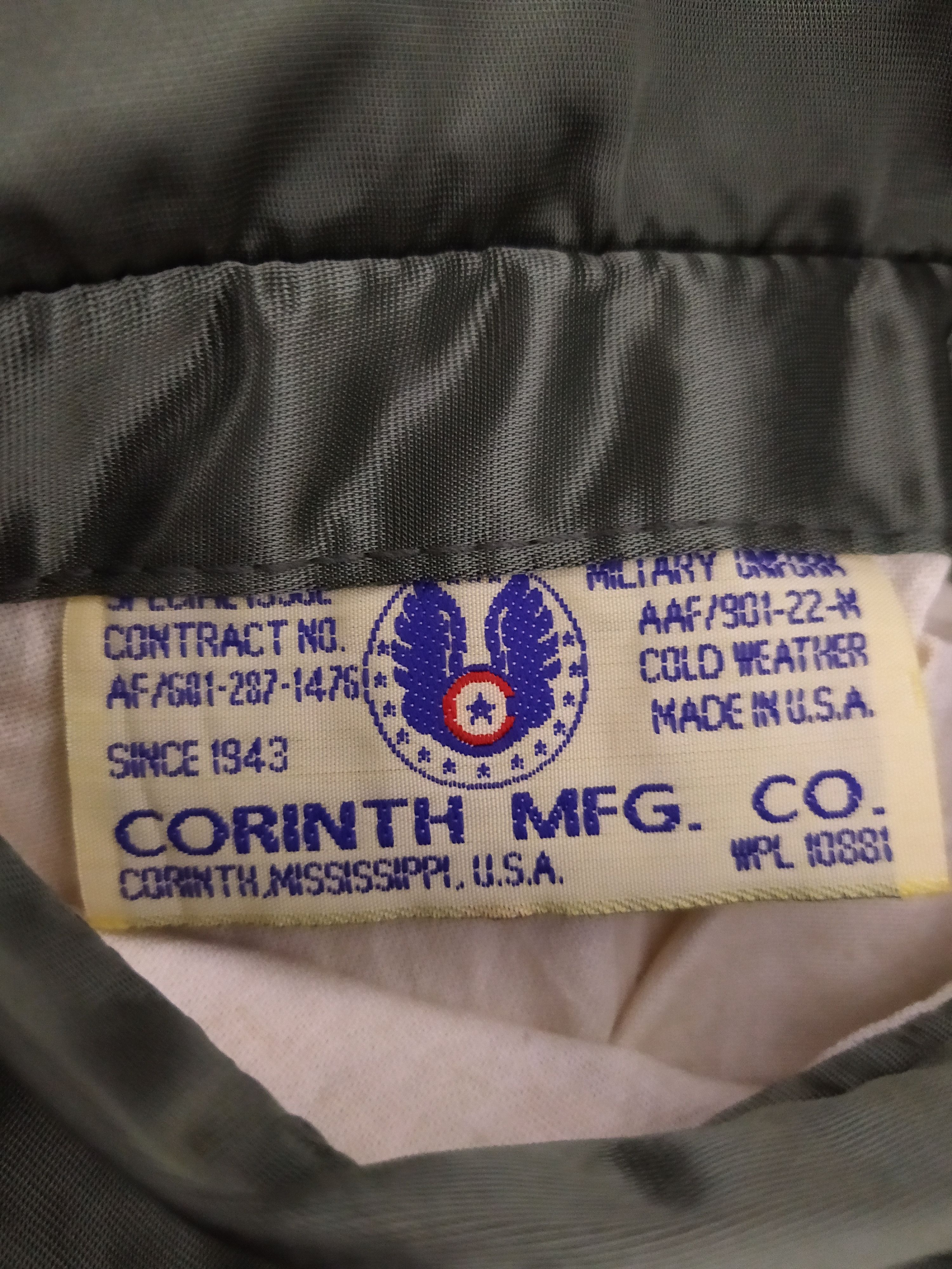 Other VTG CORINTH MFG .CO BOMBERS AIRFORCE JACKET (B247) Size US L / EU 52-54 / 3 - 8 Thumbnail