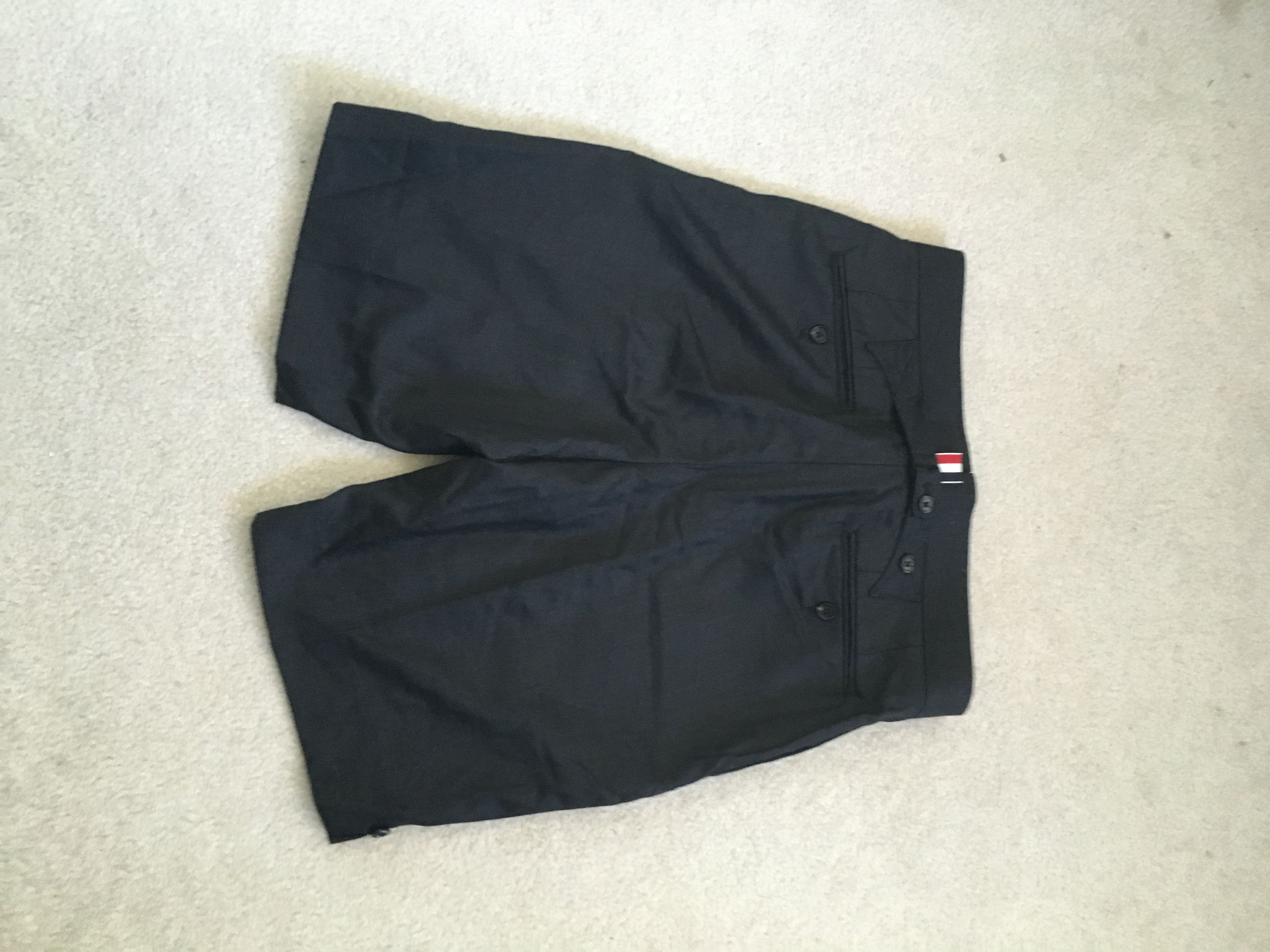 Thom Browne Gray Wool Shorts