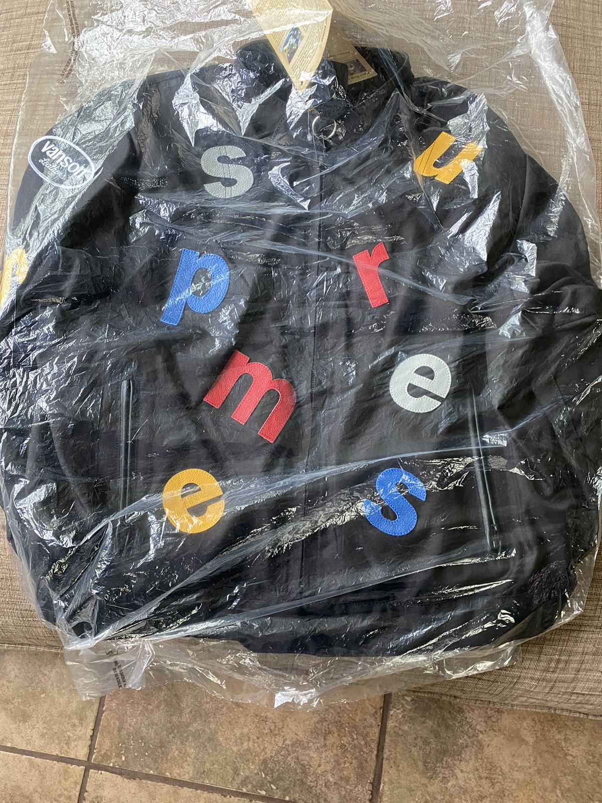 Supreme SUPREME VANSON LETTERS MULTICOLOR CORDURA JACKET | Grailed