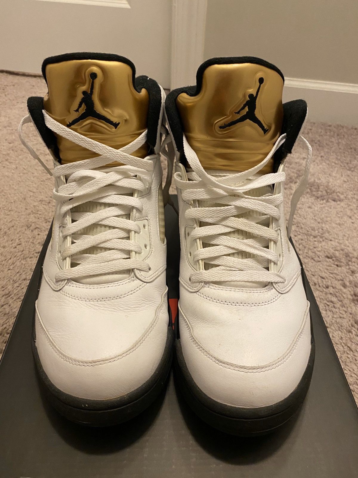 Jordan Brand Air Jordan 5 Retro Olympic 2016 Size US 14 / EU 47 - 2 Thumbnail