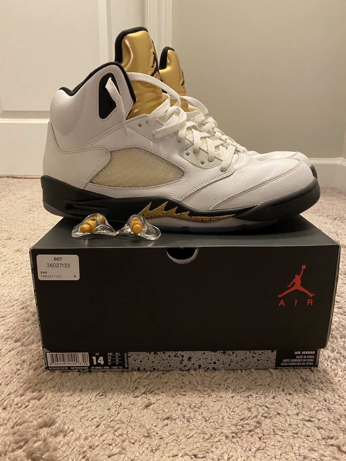 Jordan Brand Air Jordan 5 Retro Olympic 2016 Size US 14 / EU 47 - 1 Thumbnail