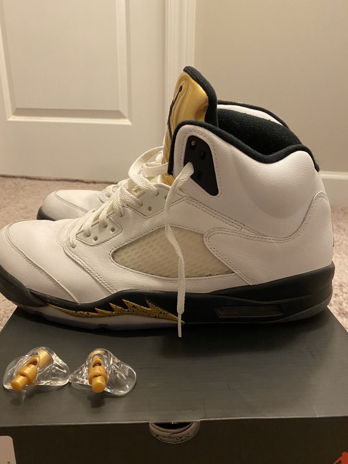 Jordan Brand Air Jordan 5 Retro Olympic 2016 Size US 14 / EU 47 - 3 Thumbnail