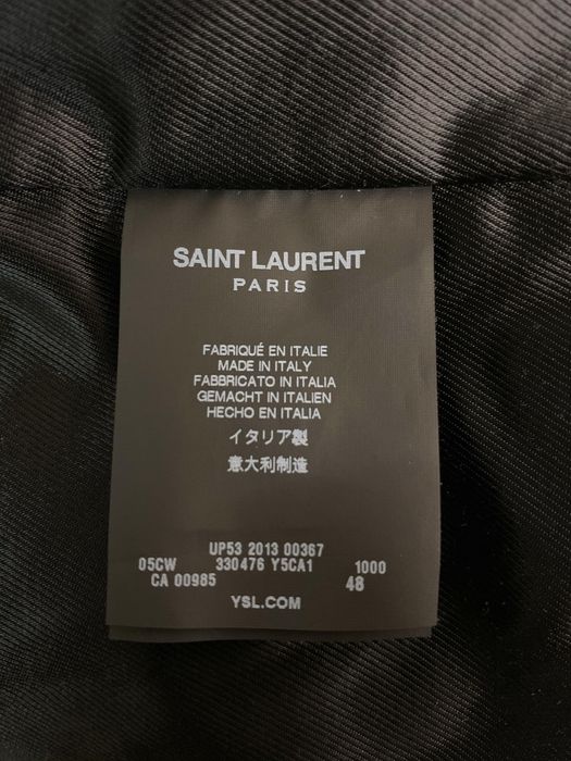 Saint Laurent Paris NWT RARE FW13 Cafe Racer Leather Jacket | Grailed