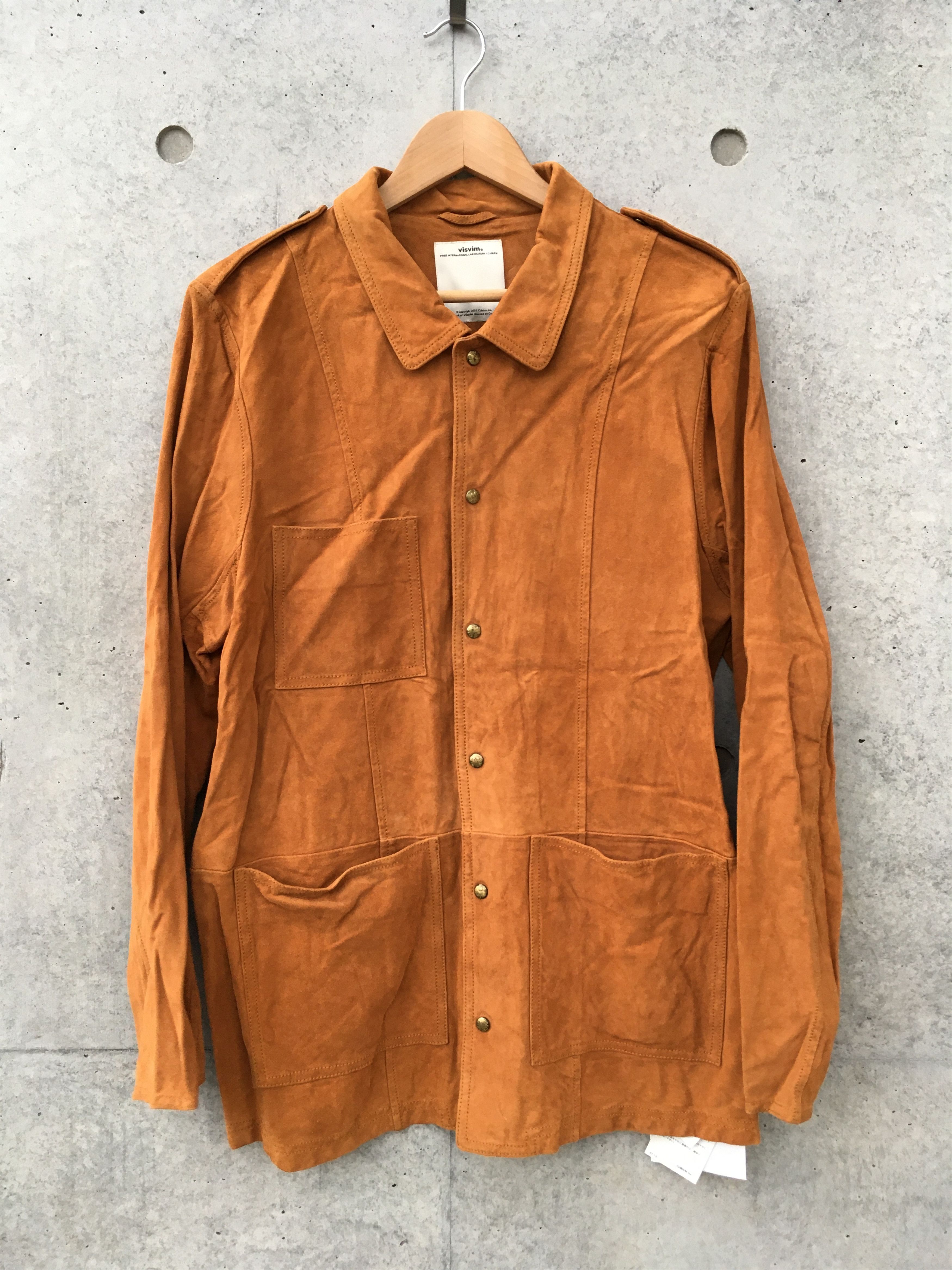 ジャケット・アウター visvim SUNDANCE SHIRT SUEDE IT visvim SUNDANCE SHIRT SUEDE IT