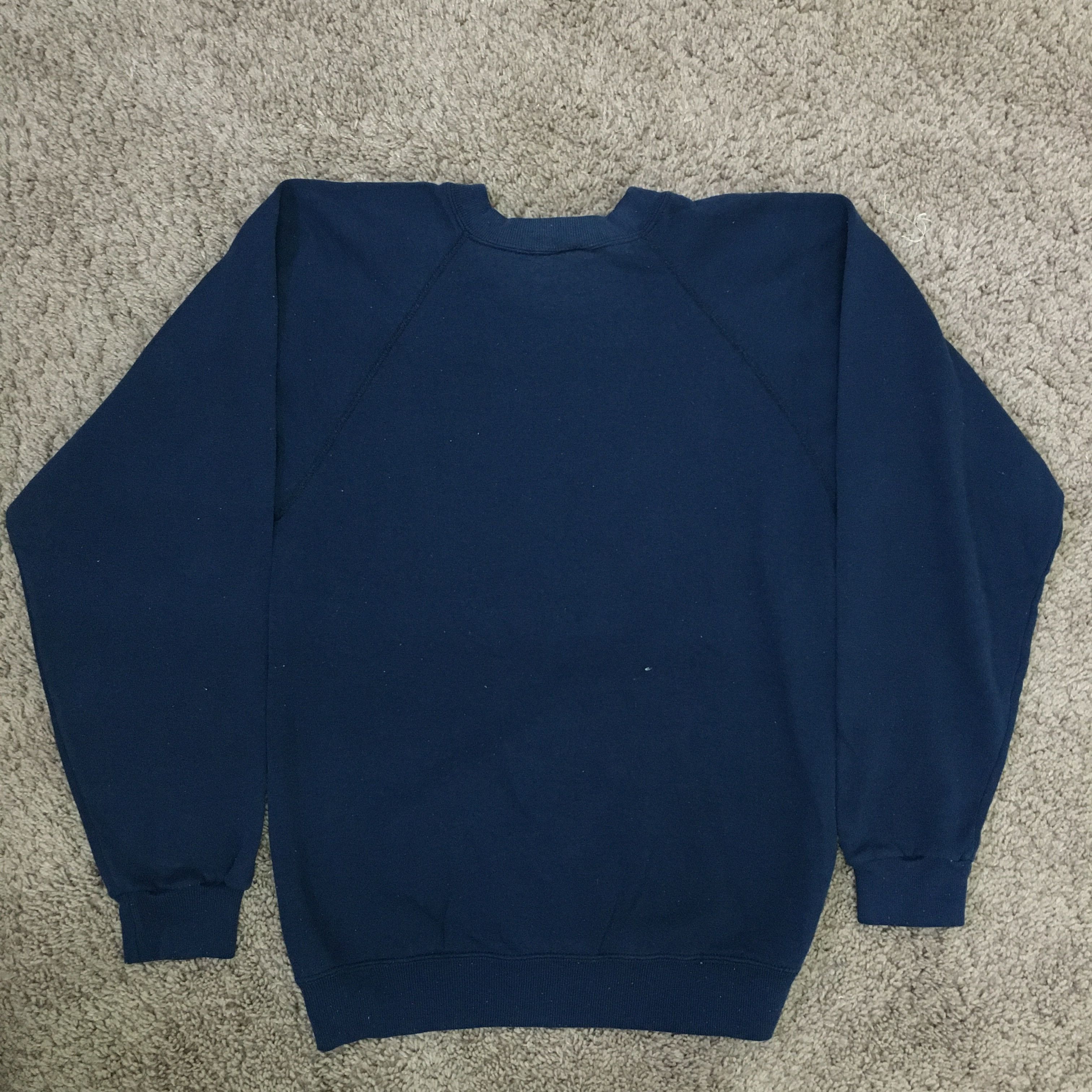 Vintage 80s/90 navy sweatshirt Size US M / EU 48-50 / 2 - 5 Thumbnail