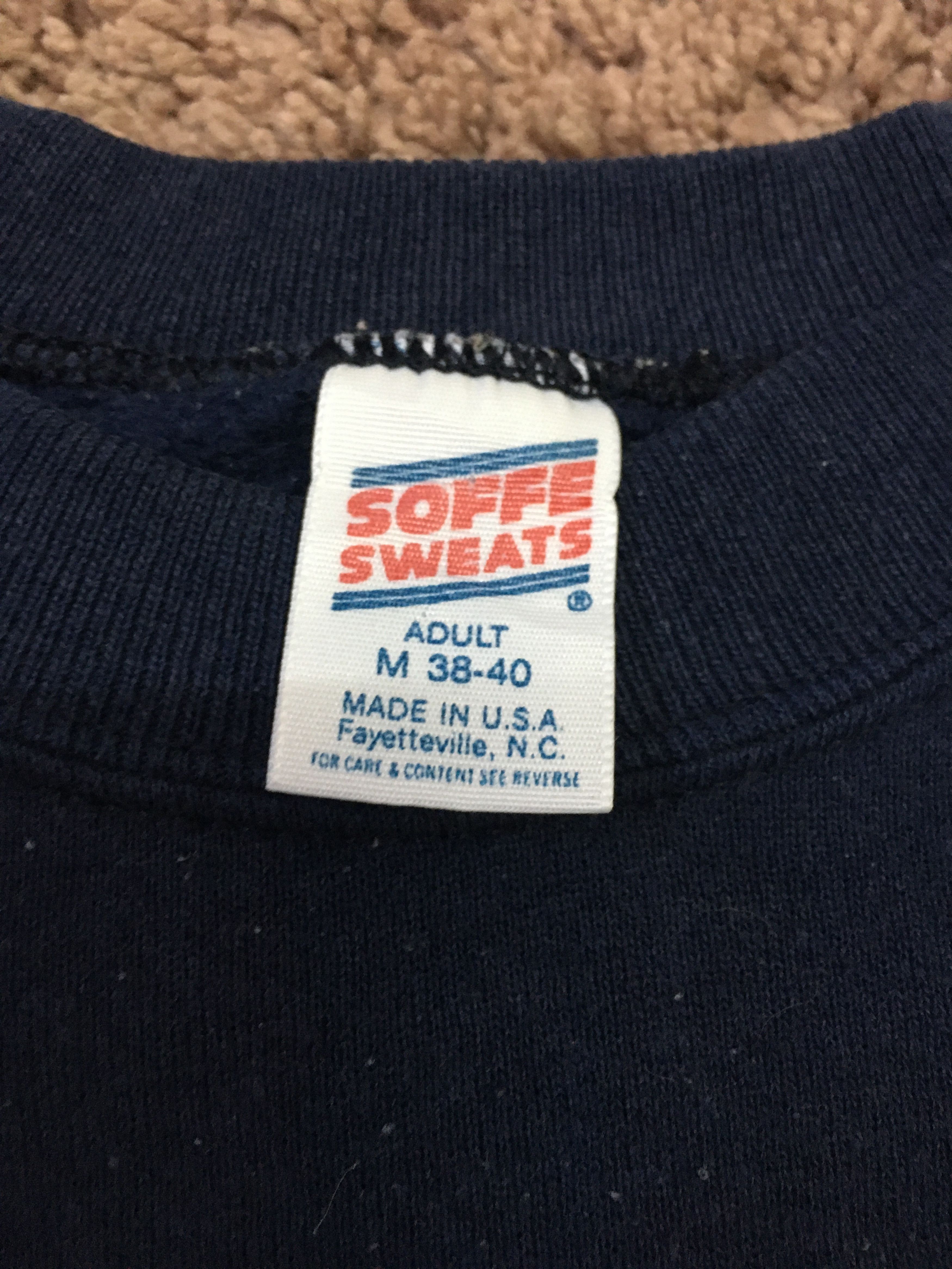 Vintage 80s/90 navy sweatshirt Size US M / EU 48-50 / 2 - 3 Thumbnail