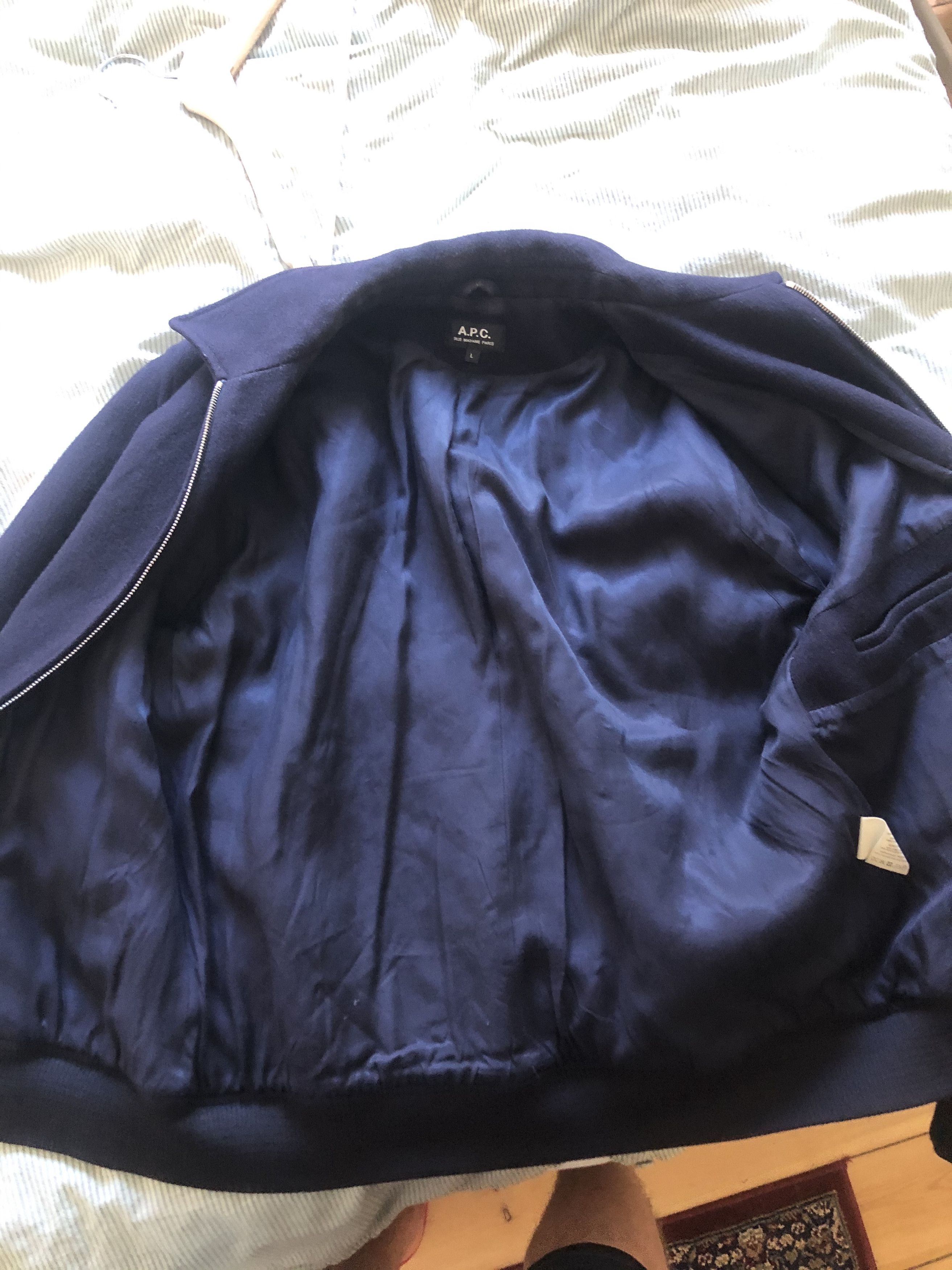 A.P.C. A.P.C Wool Jacket Made In France Size US L / EU 52-54 / 3 - 4 Thumbnail