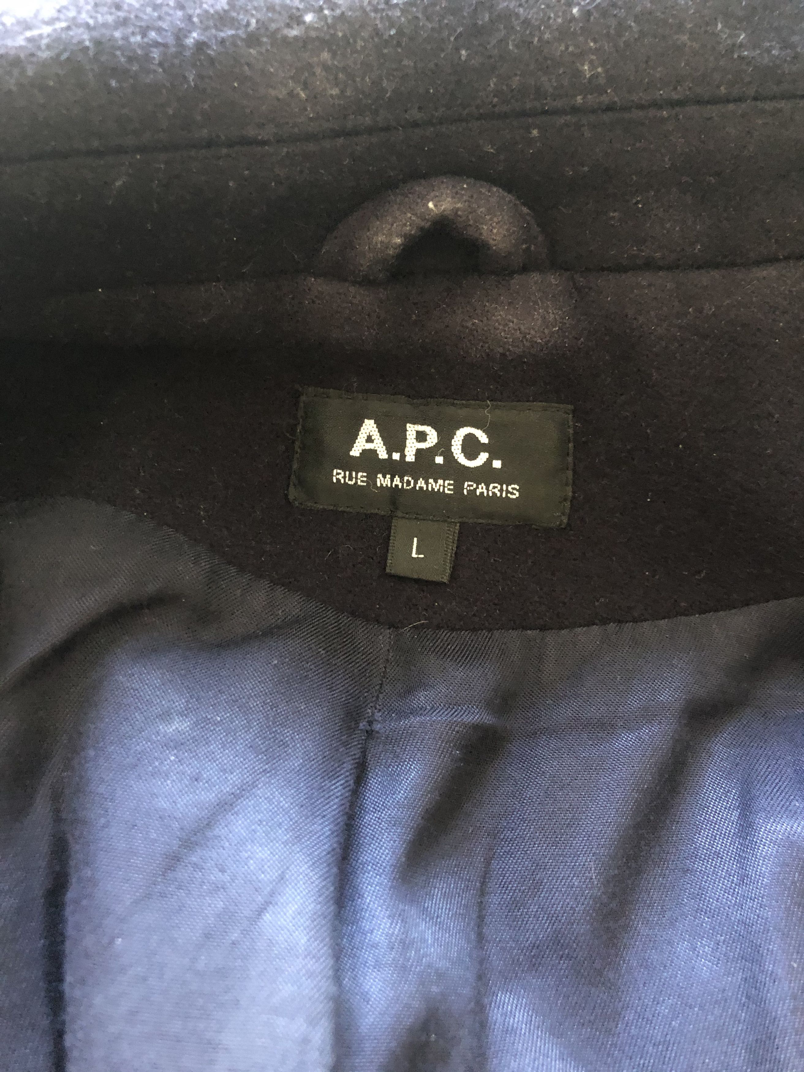 A.P.C. A.P.C Wool Jacket Made In France Size US L / EU 52-54 / 3 - 3 Thumbnail