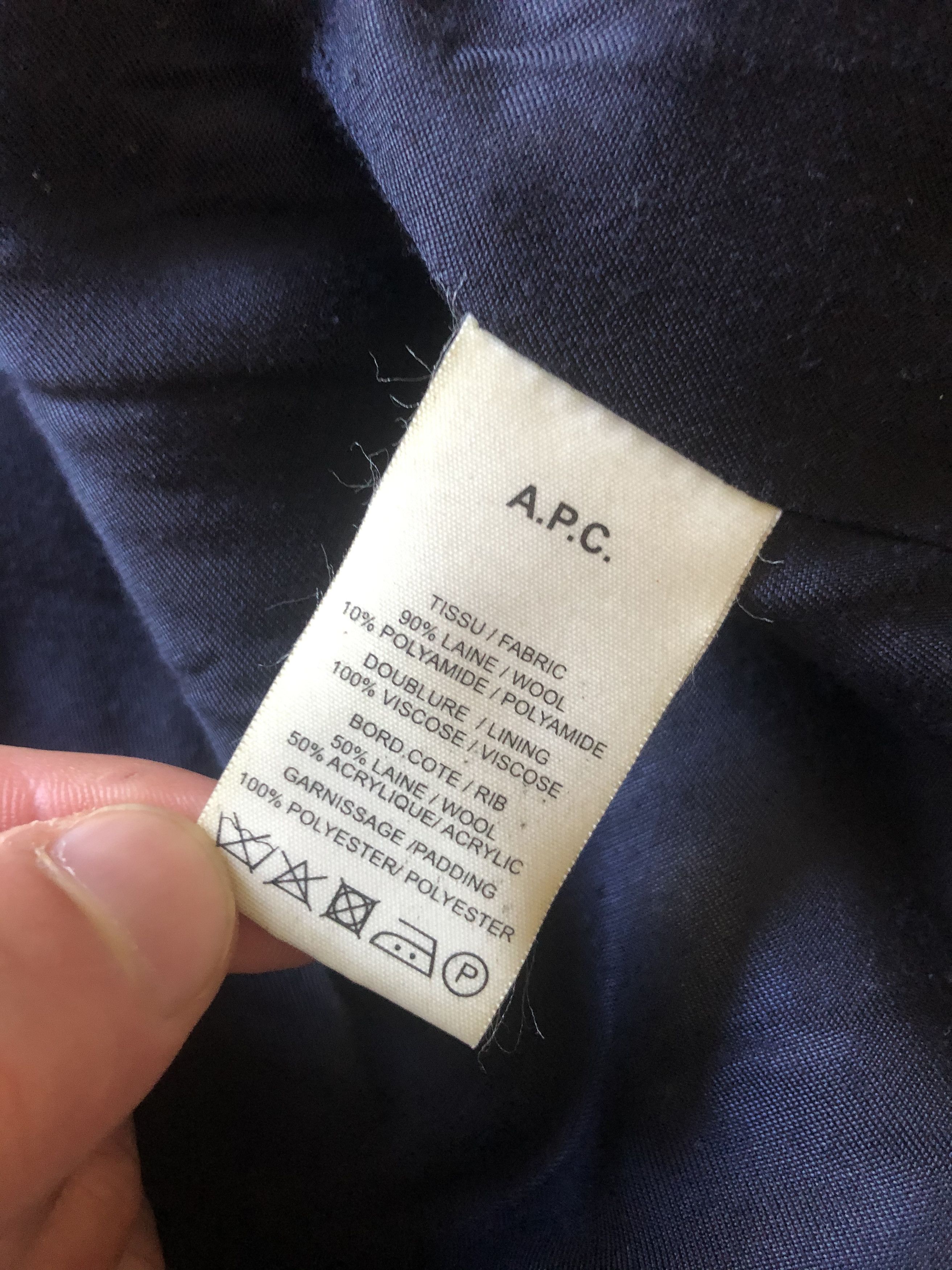 A.P.C. A.P.C Wool Jacket Made In France Size US L / EU 52-54 / 3 - 5 Thumbnail