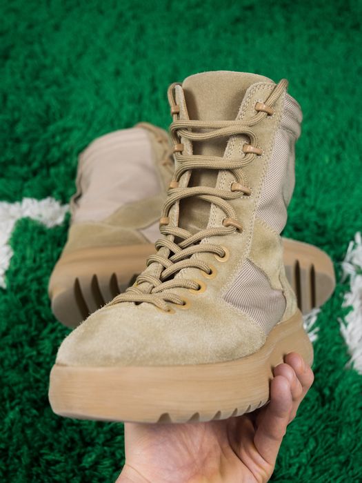 Adidas YEEZY SEASON 3 Military Boot Rock COMBAT BOOTS | Grailed