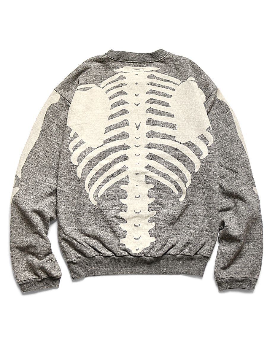 Kapital × Kapital Kountry Kapital Skeleton Charcoal Heather fleece 