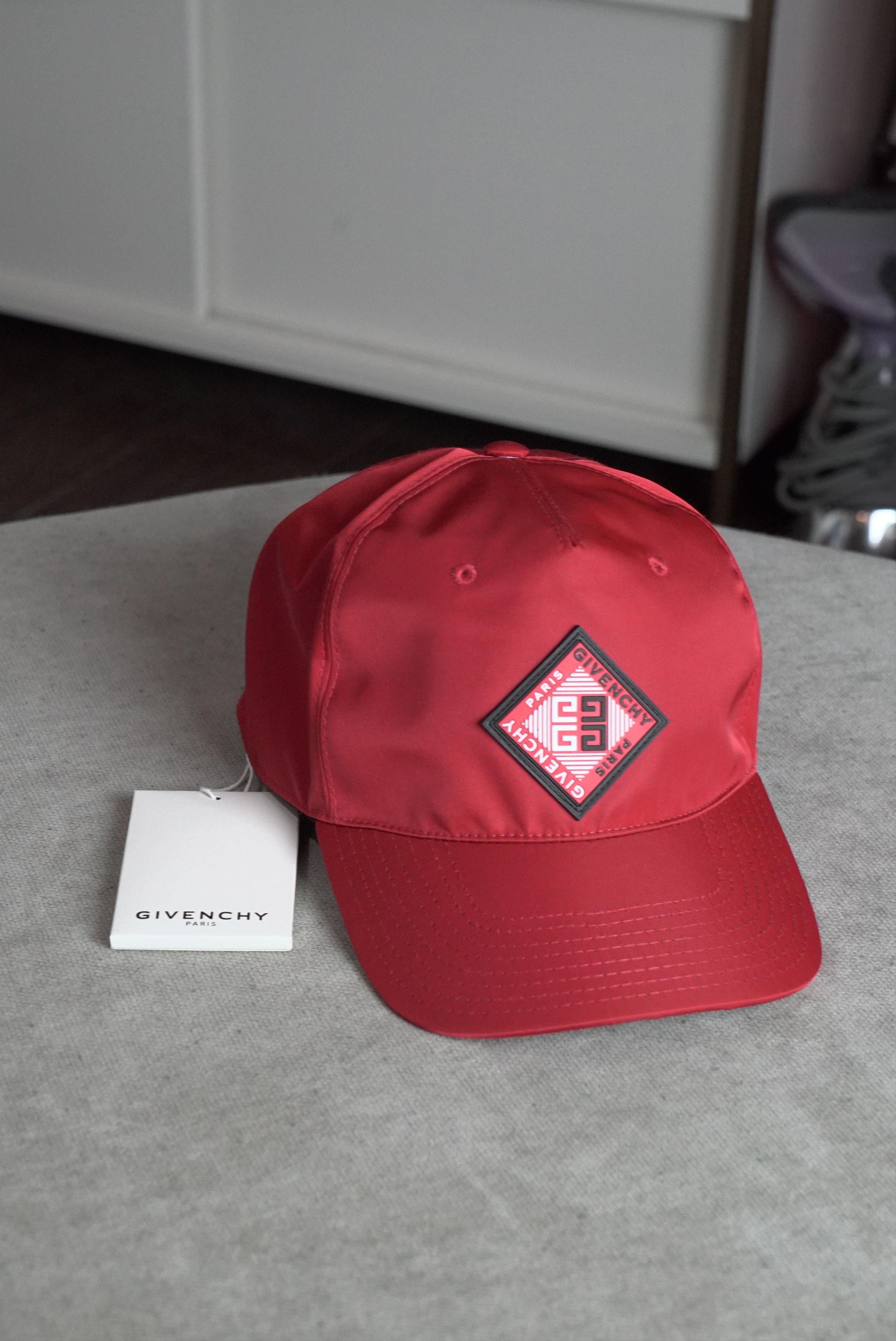 Givenchy Embroidered Logo Satin Nylon Cap Size ONE SIZE - 1 Thumbnail