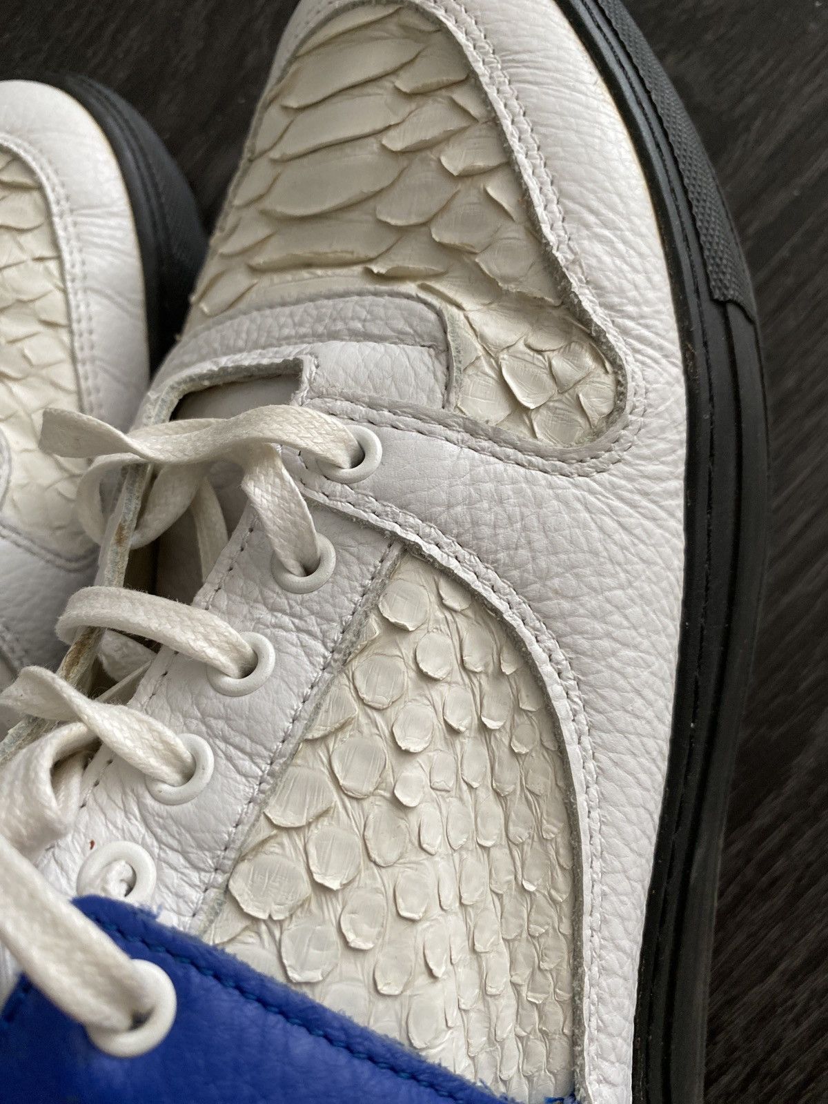Filling Pieces FP Rare Exotic Authentic Python Mountain Cut Sneakers Size US 10 / EU 43 - 2 Thumbnail