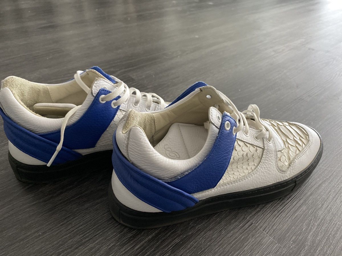 Filling Pieces FP Rare Exotic Authentic Python Mountain Cut Sneakers Size US 10 / EU 43 - 3 Thumbnail