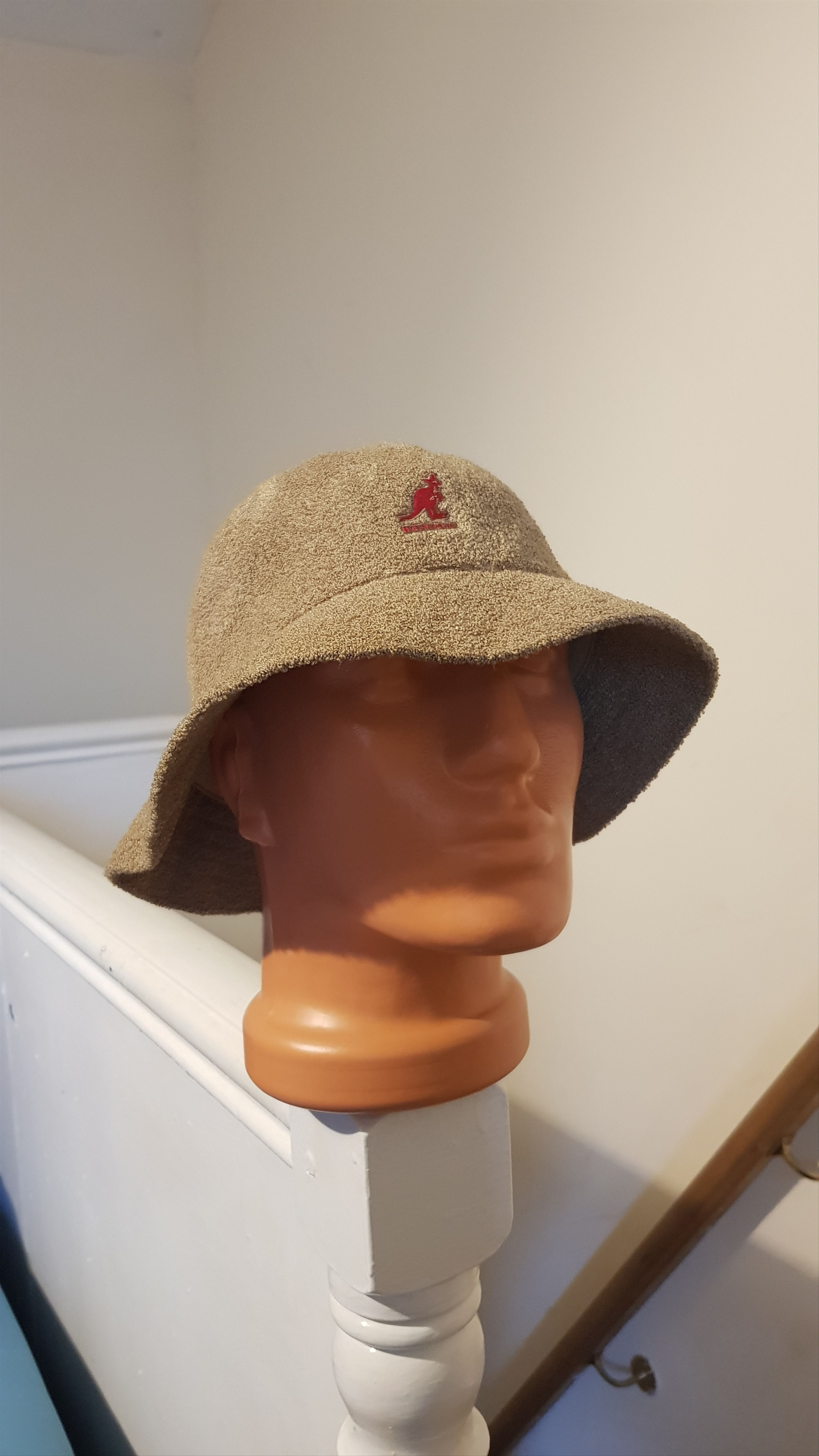 image of Kangol Bucket Hat in Cream, Men's