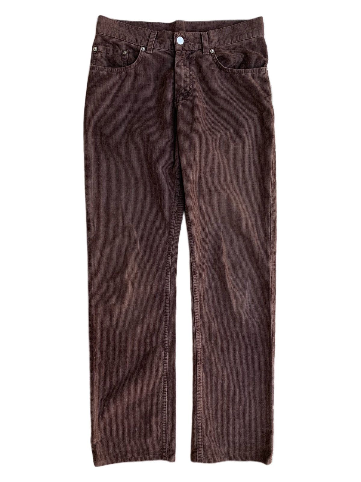 image of Helmut Lang Vintage Corduroy Pants in Brown, Men's (Size 30)