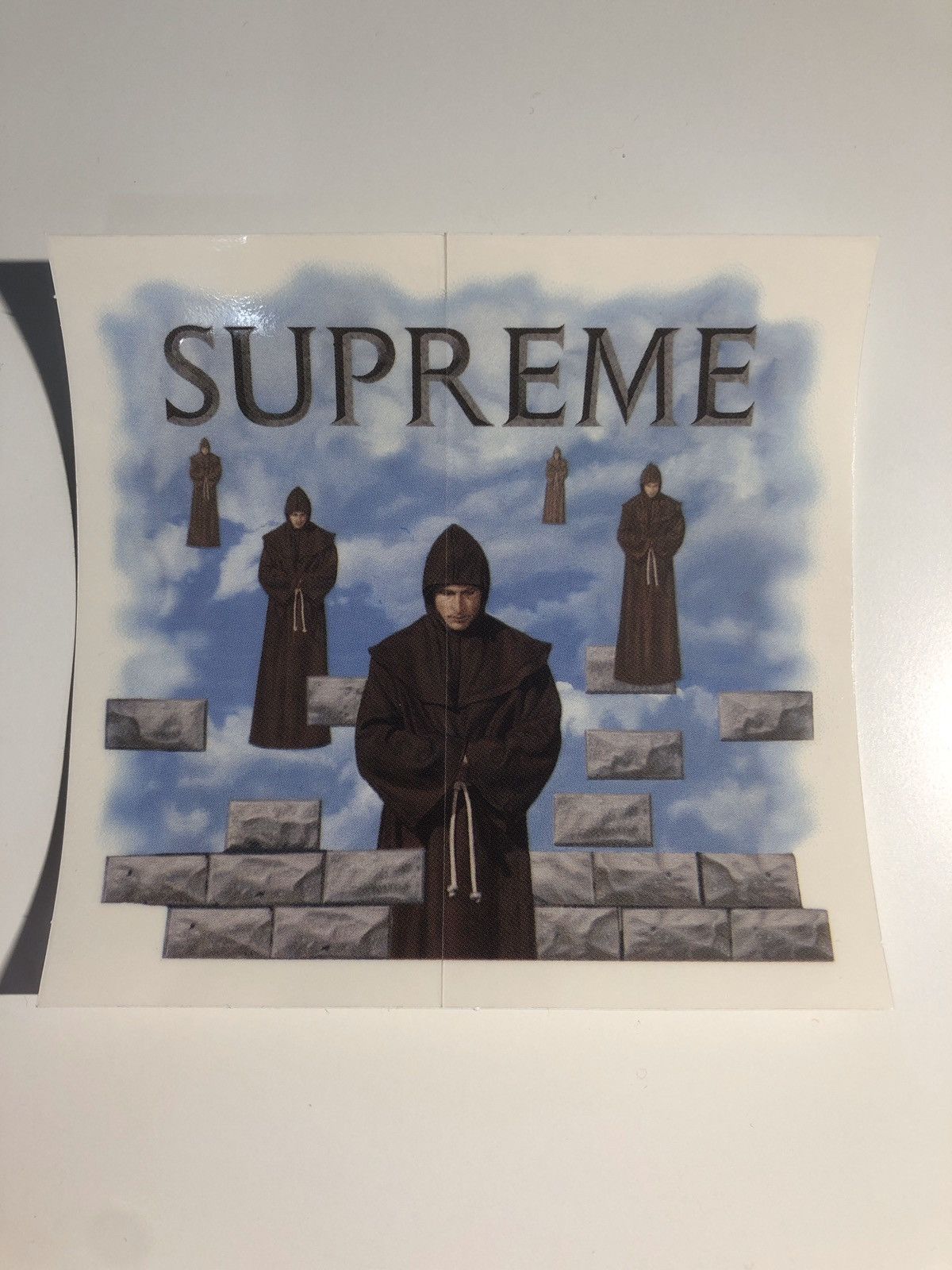 Supreme store monk sticker