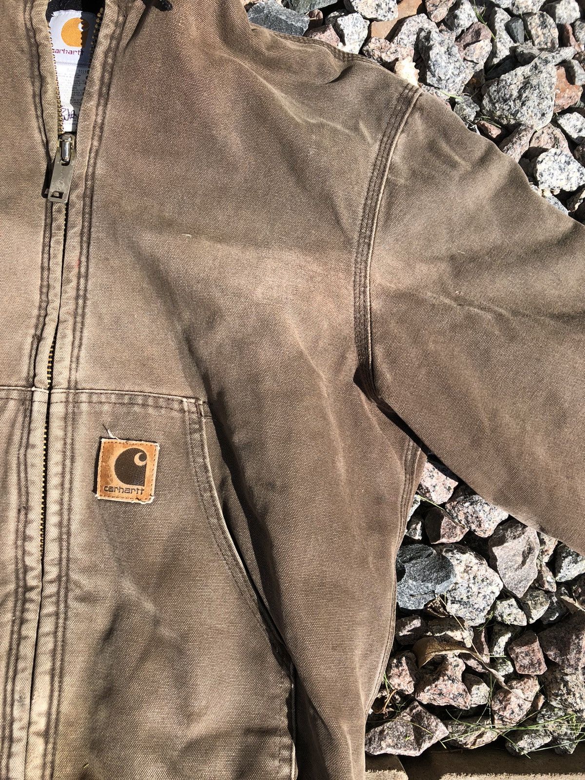 ジャケット・アウター 90's Carhartt made in Mexico Vintage 90s Carhartt Jacket Full Zip With Hood / Workwear