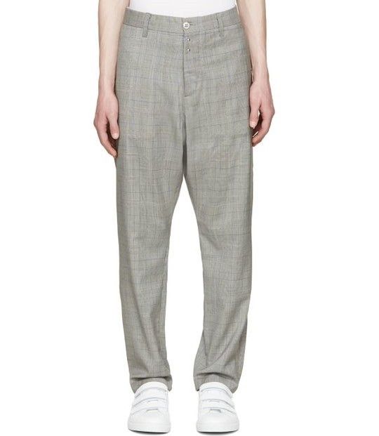 OAMC OAMC Gray Glen Plaid Pants Size US 36 / EU 52 - 1 Thumbnail