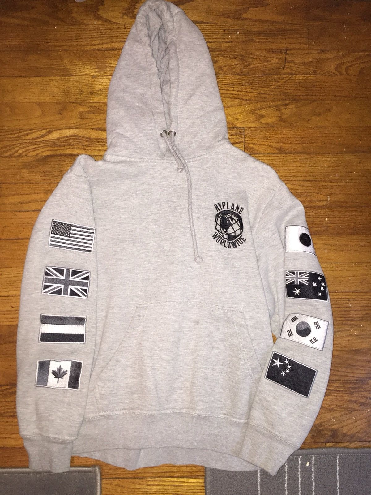 Hypland Worldwide Flag Hoodie Grailed