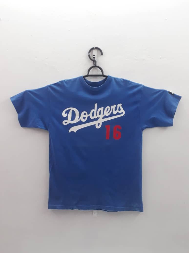 MLB Vintage 90s Dodgers Players "NOMO 16" MLB Made In U.S.A Size US L / EU 52-54 / 3 - 1 Thumbnail