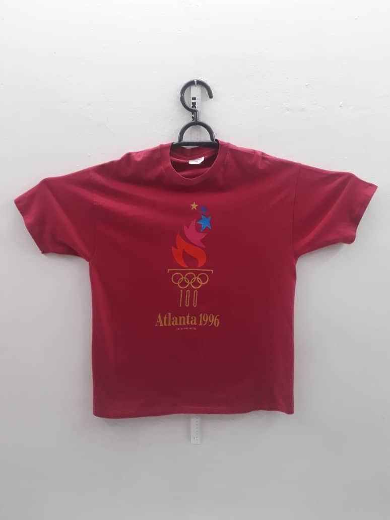 Vintage Vintage 90s Summer Olympics Atlanta 1996 Made In U.S.A Size US XL / EU 56 / 4 - 1 Thumbnail