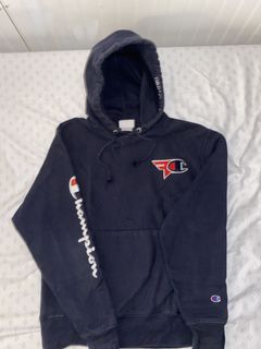 Champion x FaZe Clan Hoodie Mens Med Pink Reverse Weave Breast Cancer  Awareness