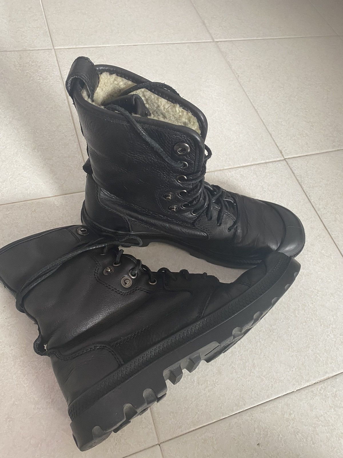 NEIL BARRETT ブラックミリタリーブーツ27 41 Neil Barrett Boots | Grailed