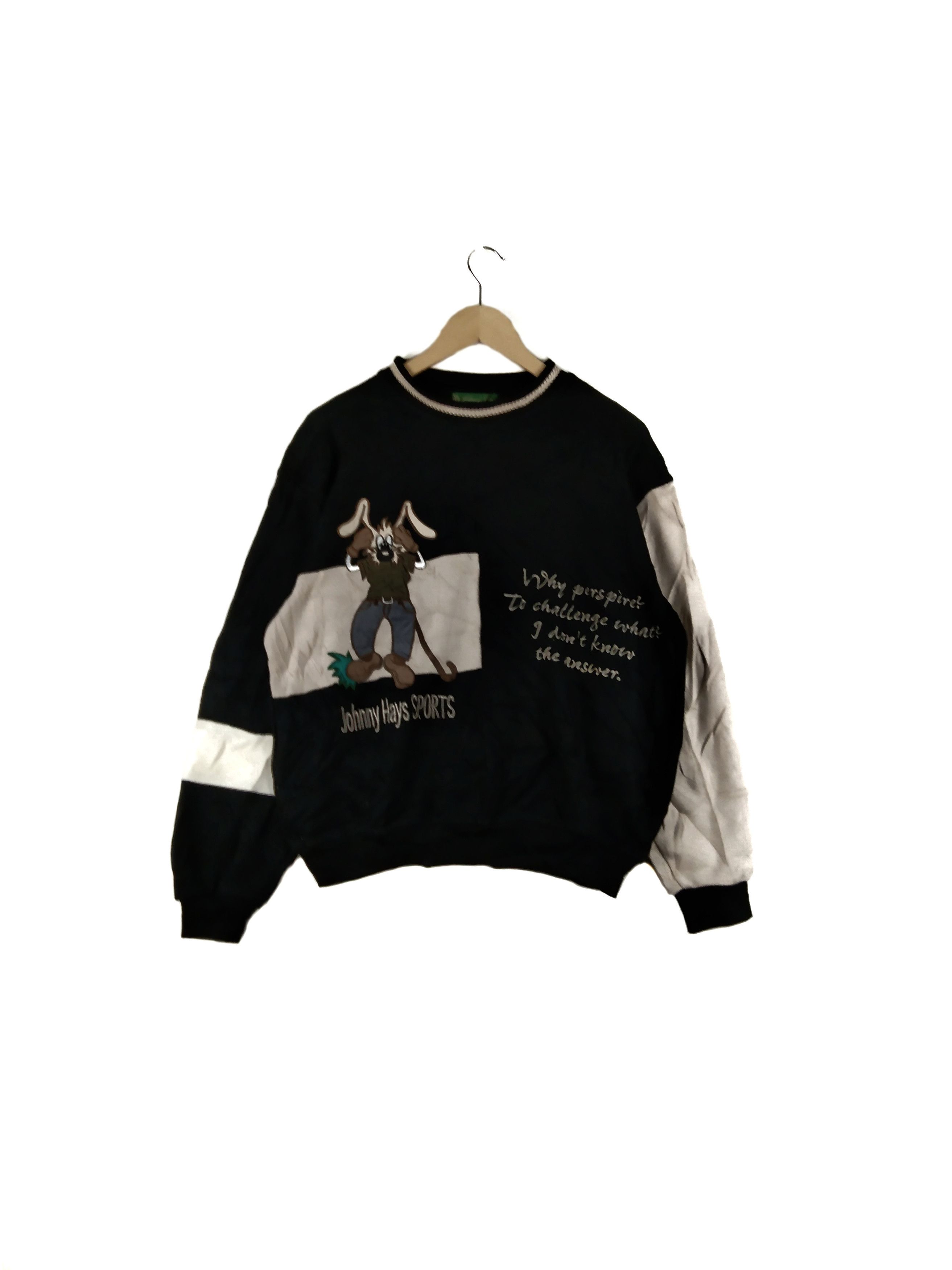 💥RARE💥JOHNNY HAYS SWOOSH LOGO SWEATSHIRT