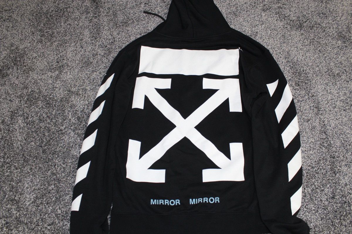 Off White Hoodie size outlets small mirror rare