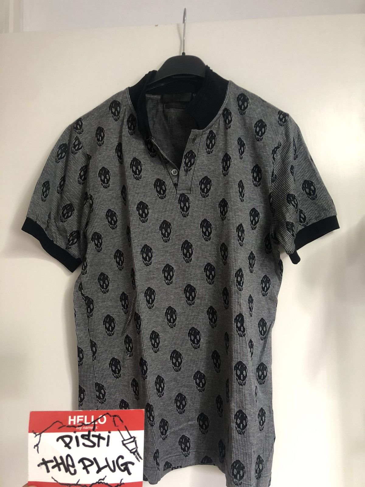 Alexander McQueen Alexander McQueen skull motif cotton polo Size US M / EU 48-50 / 2 - 1 Thumbnail