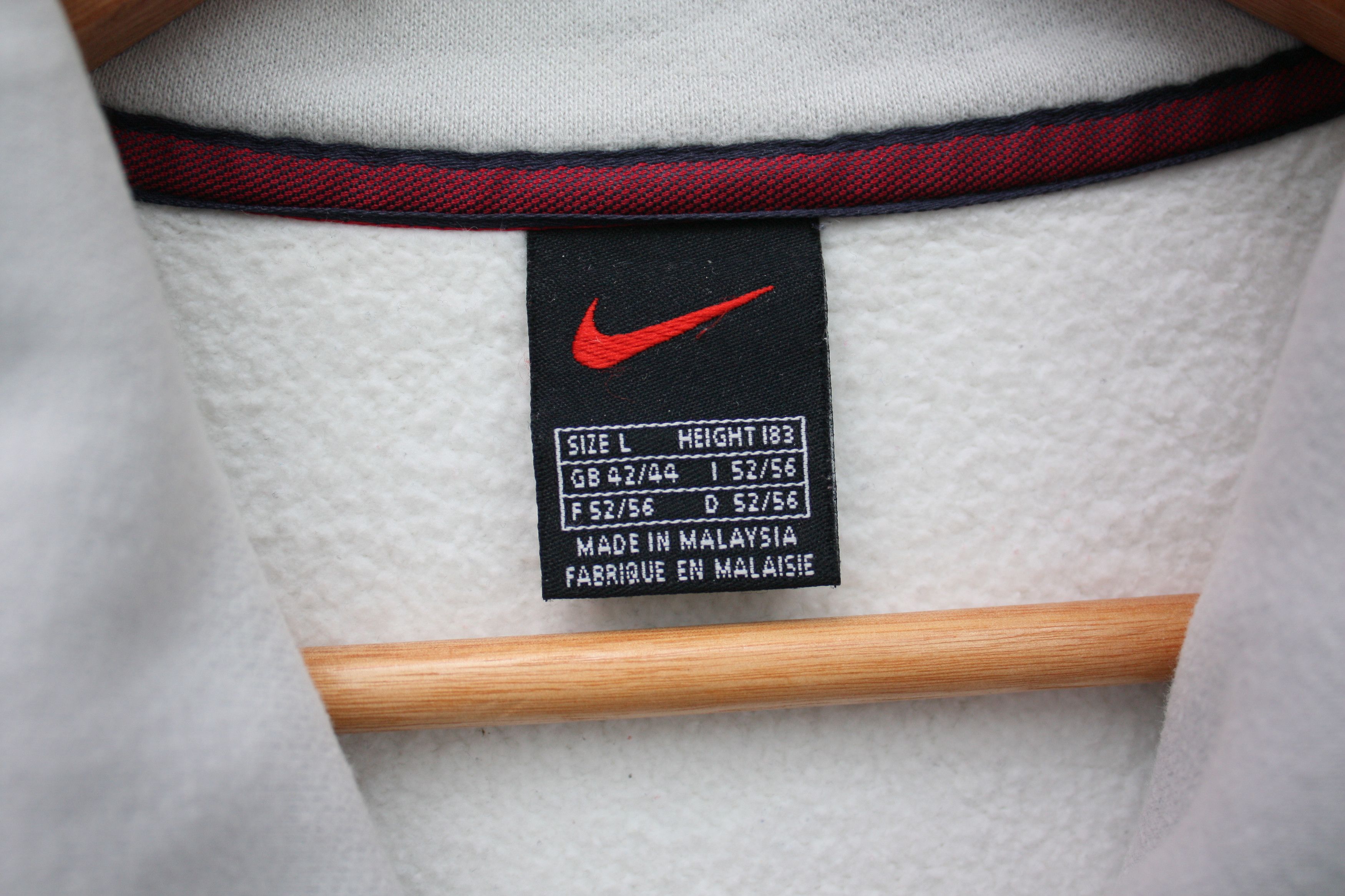 Nike Nike Vintage Cream White Pullover Sweater Size US L / EU 52-54 / 3 - 4 Thumbnail