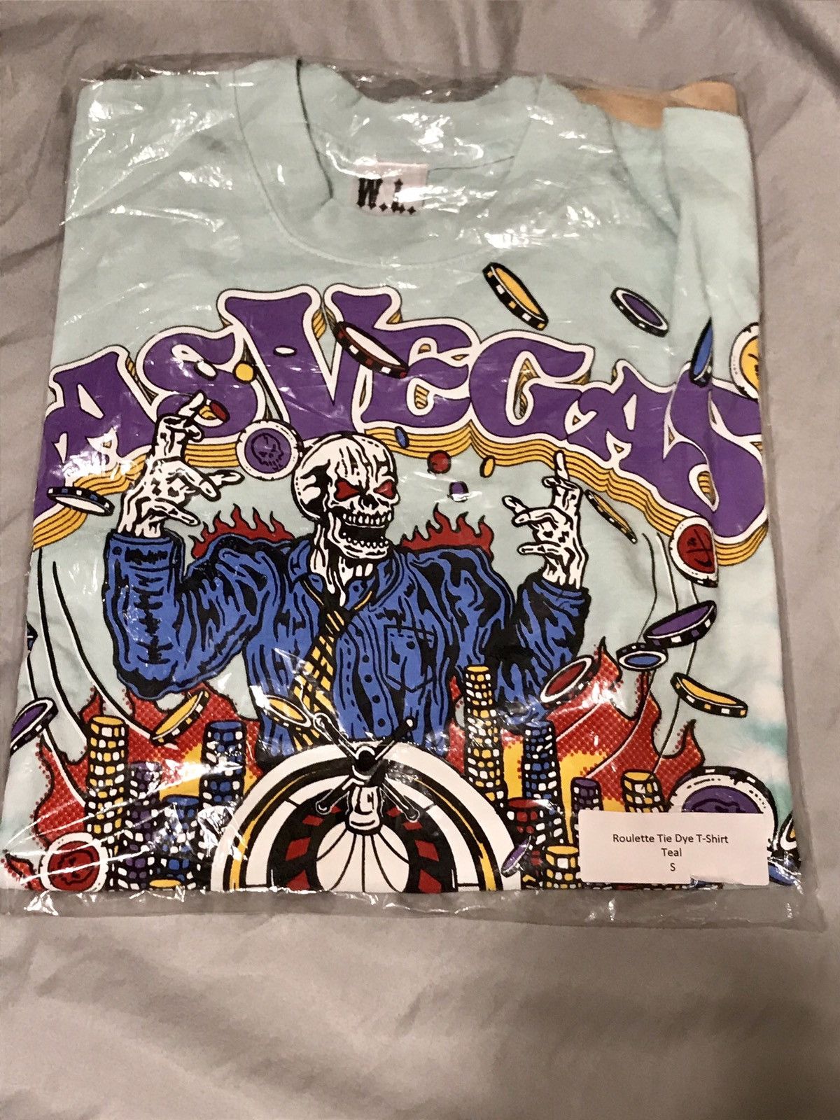 Warren Lotas Warren Lotas Roulette Tye Dye Tee (Teal) Small Size US S / EU 44-46 / 1 - 1 Thumbnail