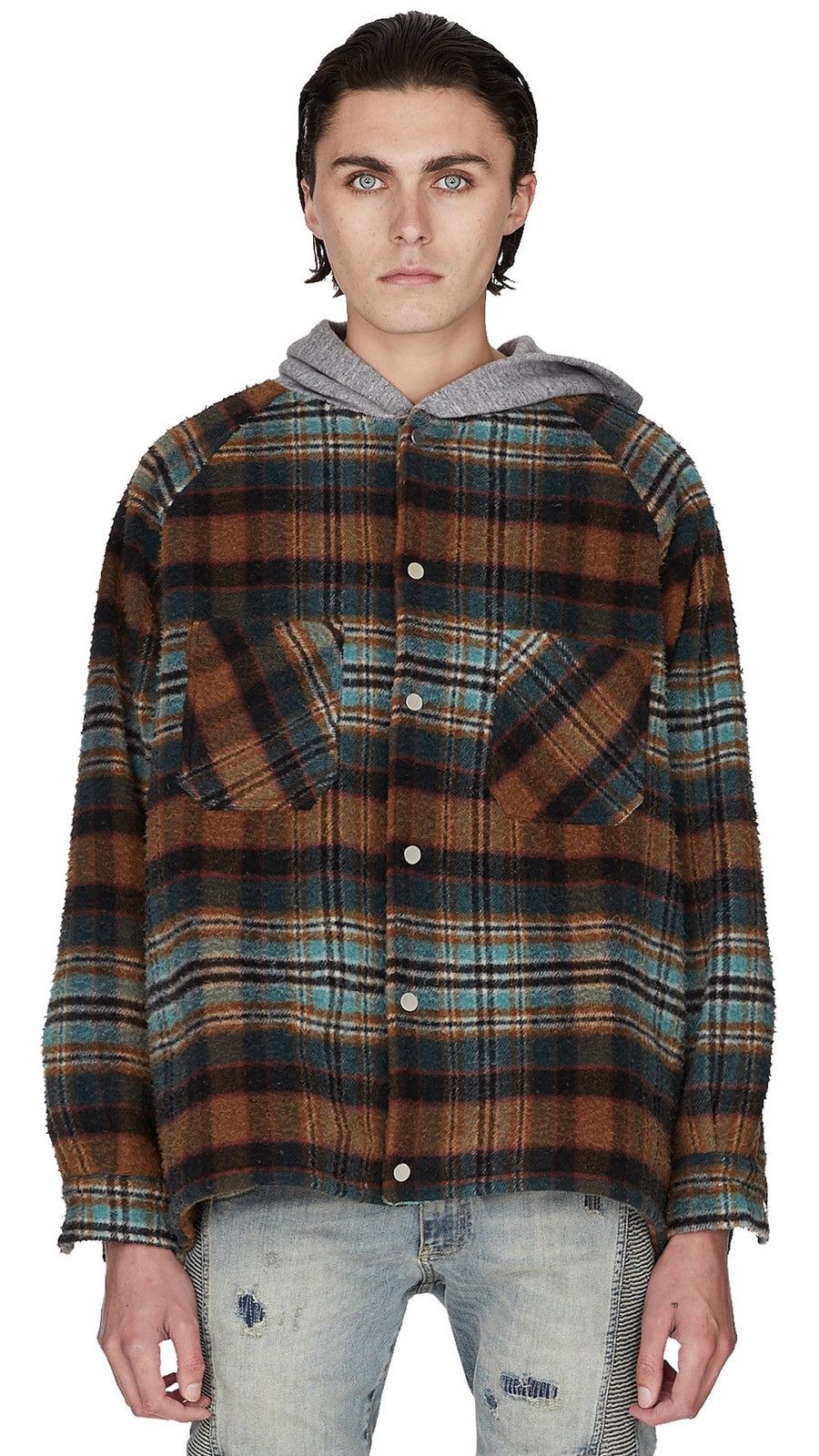 Represent Clo. Hooded Flannel Jacket Size US XS / EU 42 / 0 - 8 Preview