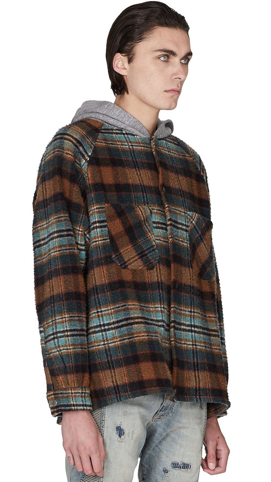 Represent Clo. Hooded Flannel Jacket Size US XS / EU 42 / 0 - 7 Thumbnail