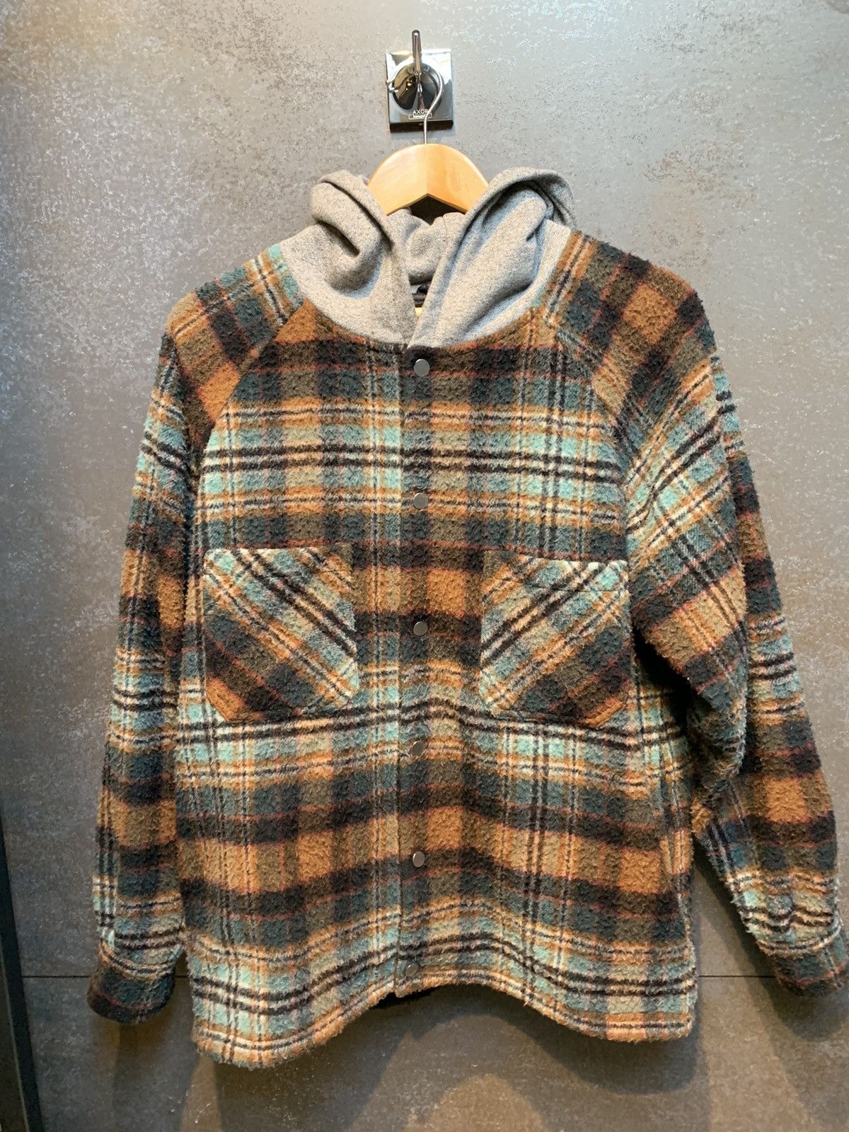 Represent Clo. Hooded Flannel Jacket Size US XS / EU 42 / 0 - 1 Preview