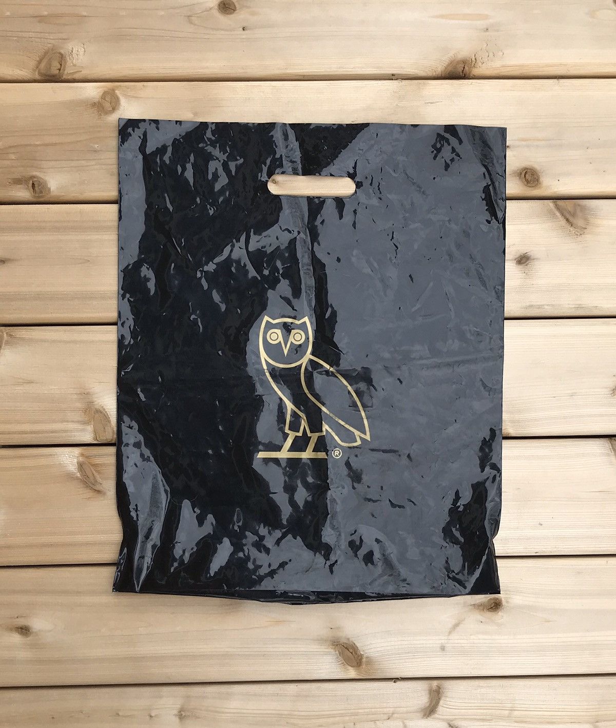 October's Very Own OVO OWL LOGO CREW NECK (BLACK) Size US XL / EU 56 / 4 - 4 Thumbnail