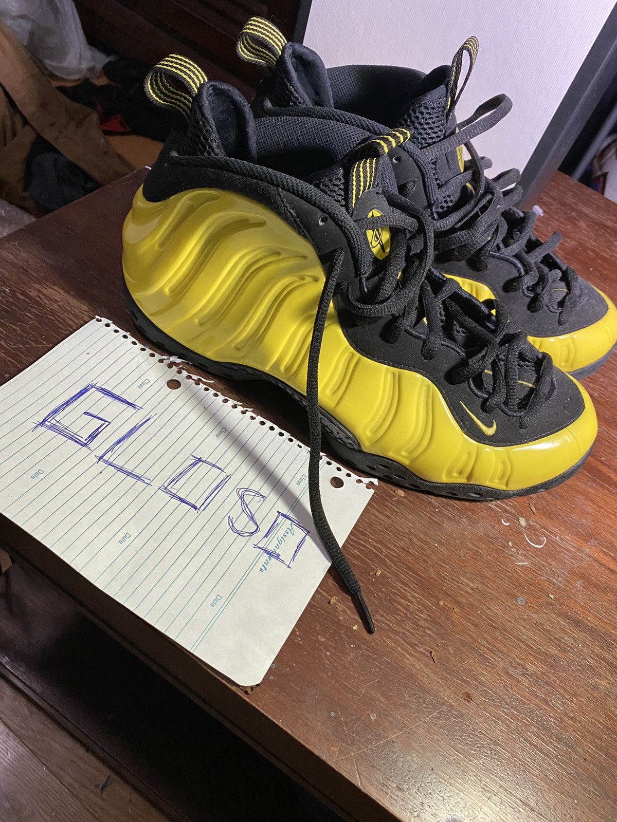 Nike Nike Air Foamposite One Wu Tang Optic Yellow Grailed