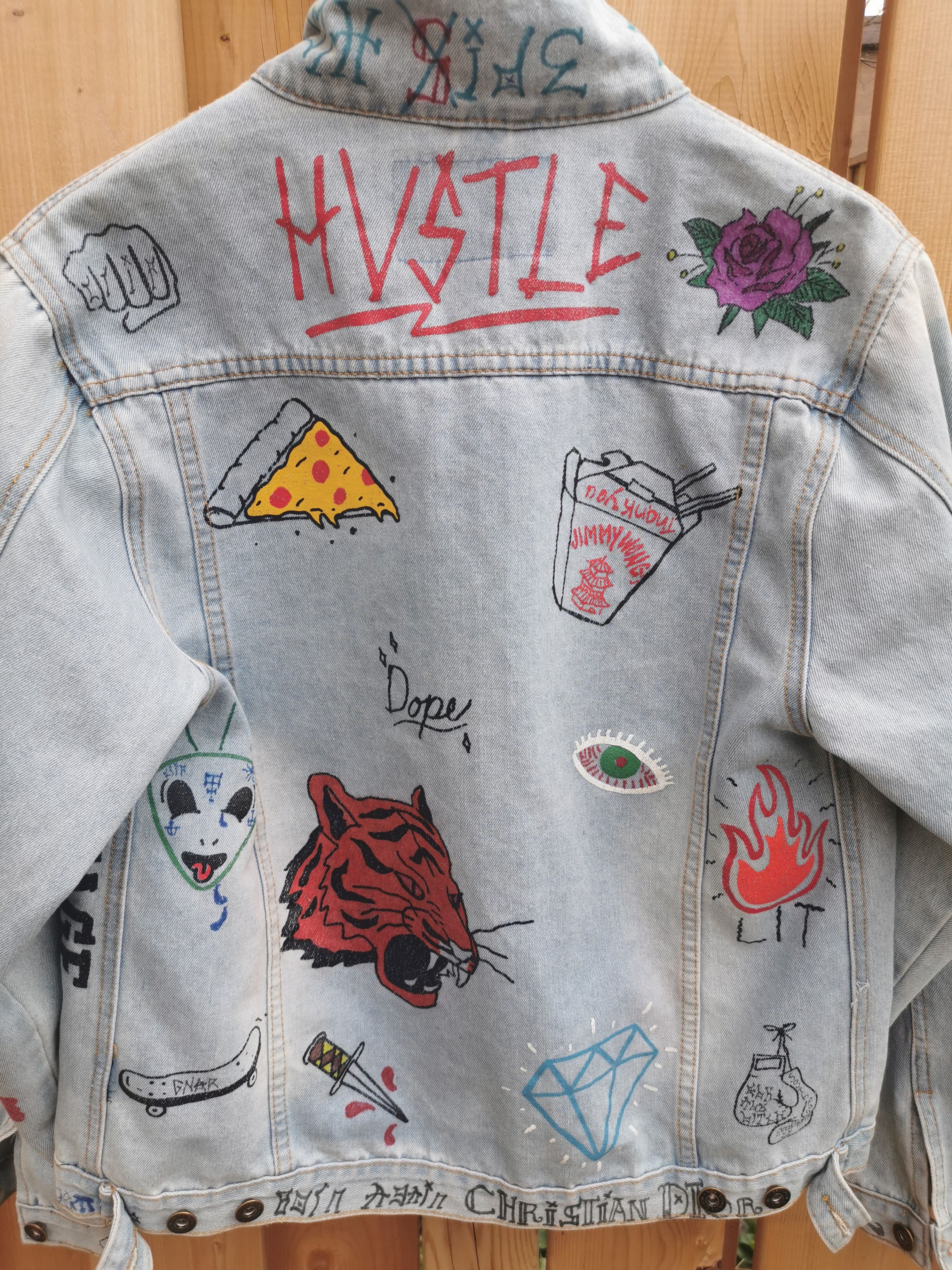 Other Custom 1 of 1 Jean/denim jacket Size US M / EU 48-50 / 2 - 2 Thumbnail