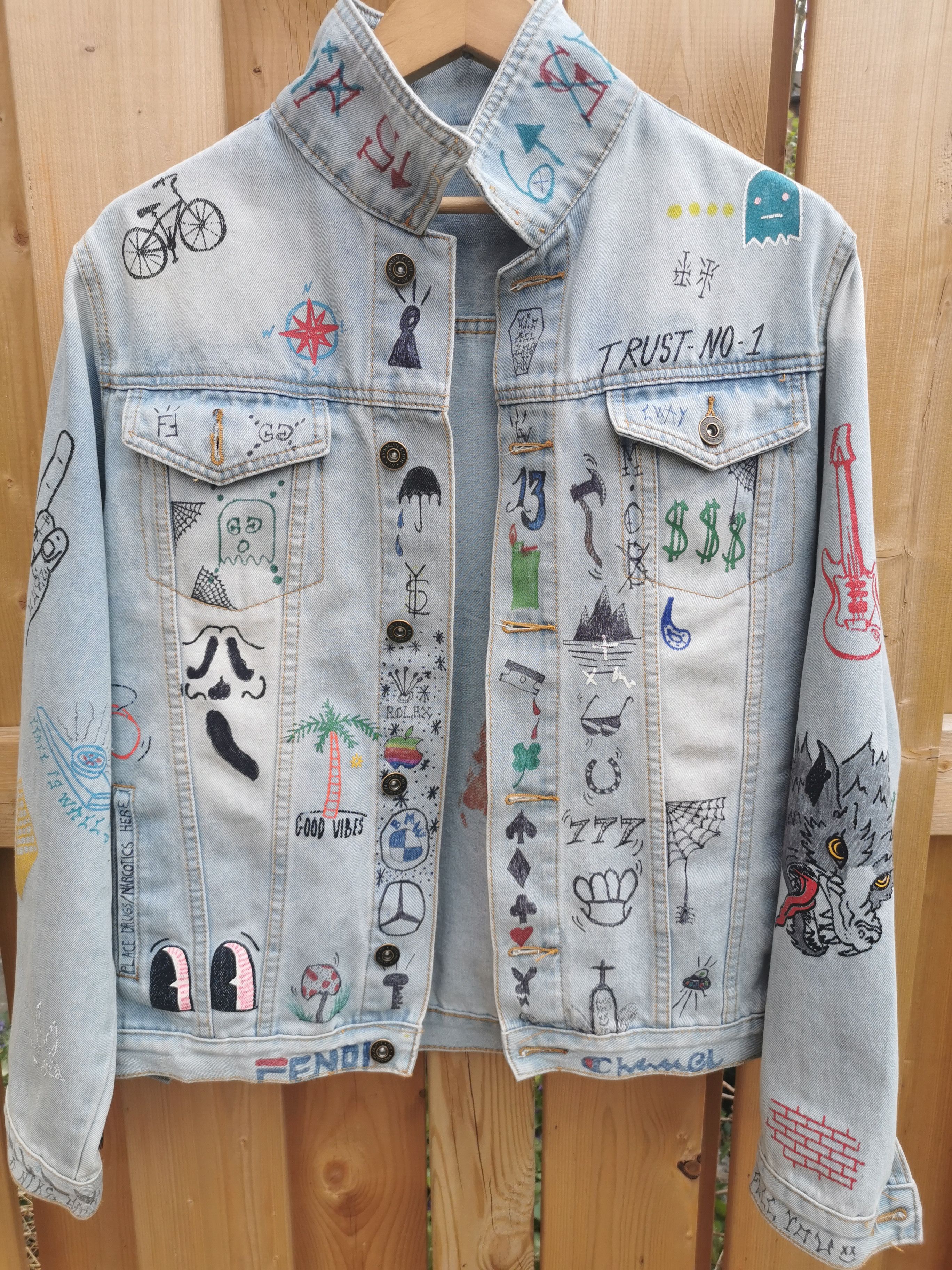 Other Custom 1 of 1 Jean/denim jacket Size US M / EU 48-50 / 2 - 1 Thumbnail