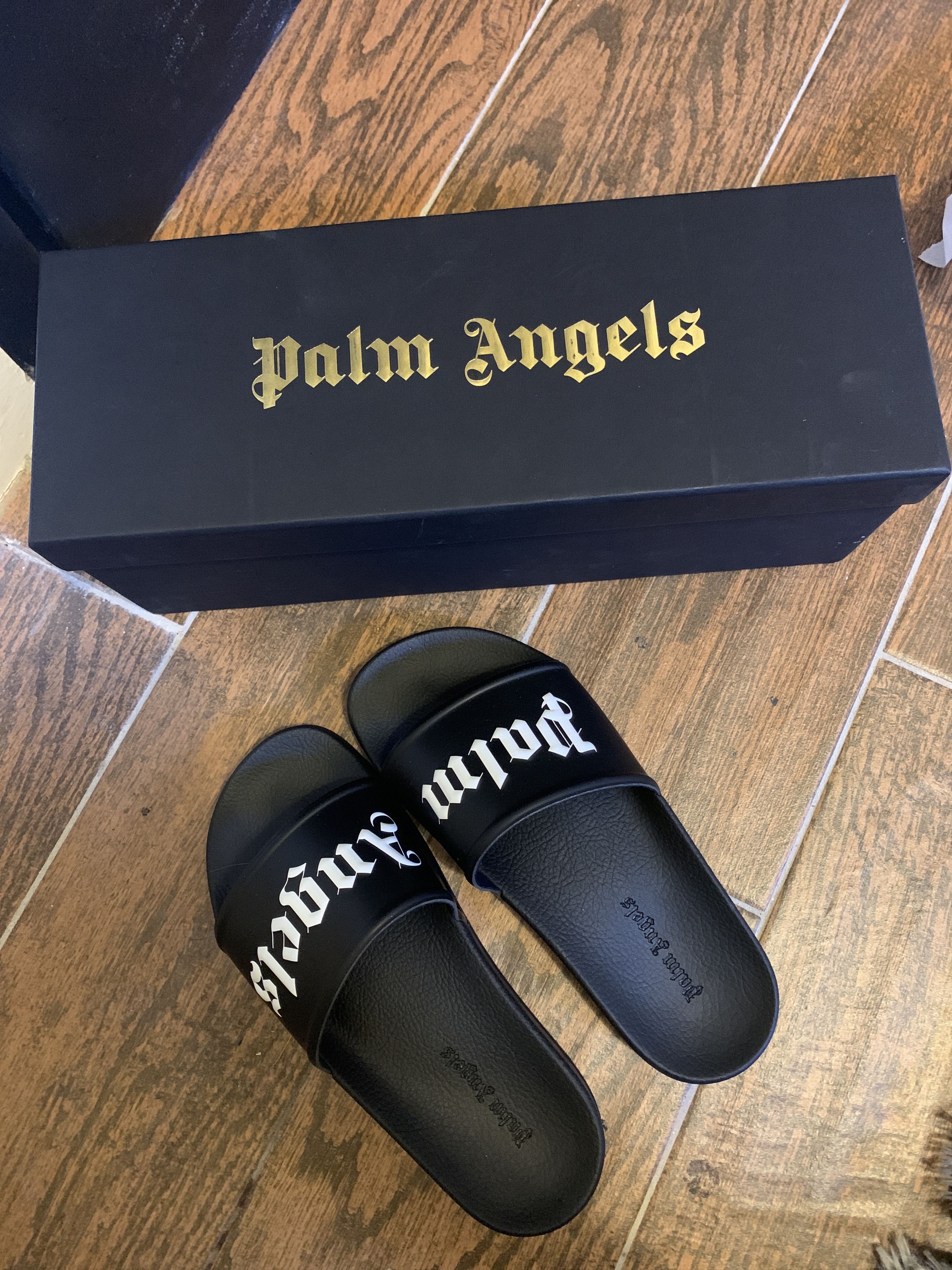 Palm Angels PWYB032R24DEN0024545 関税送料込 Palm Angels logo-embroidered half-zip Sweatshirt | Black