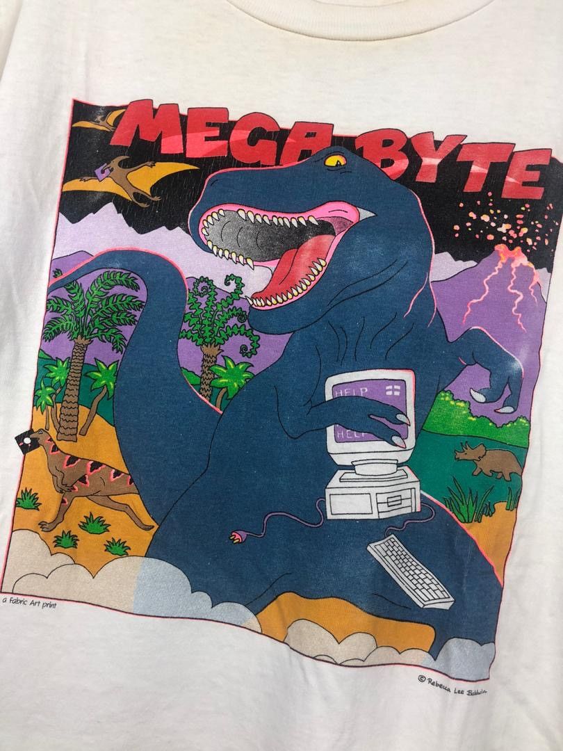 Andy Warhol × Keith Haring × Vintage Vintage 90s pop art megabyte rare design Size US L / EU 52-54 / 3 - 2 Thumbnail