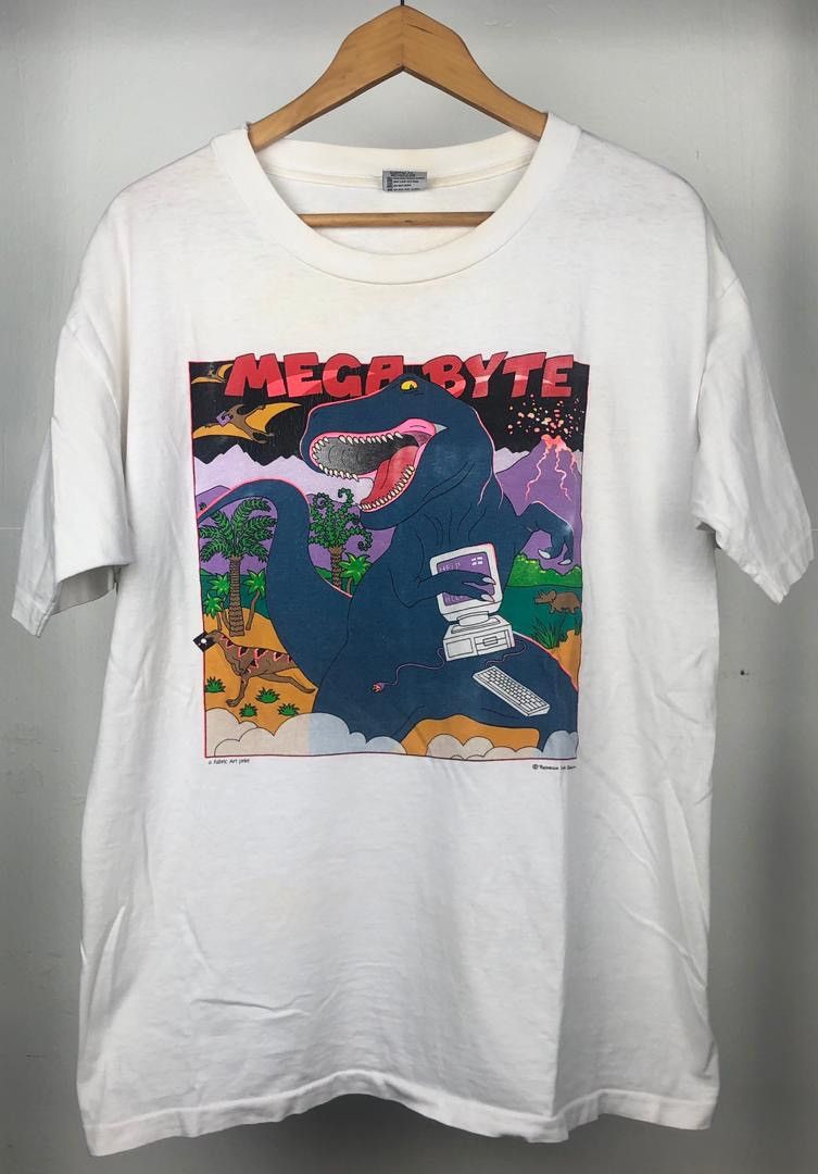 Andy Warhol × Keith Haring × Vintage Vintage 90s pop art megabyte rare design Size US L / EU 52-54 / 3 - 1 Thumbnail