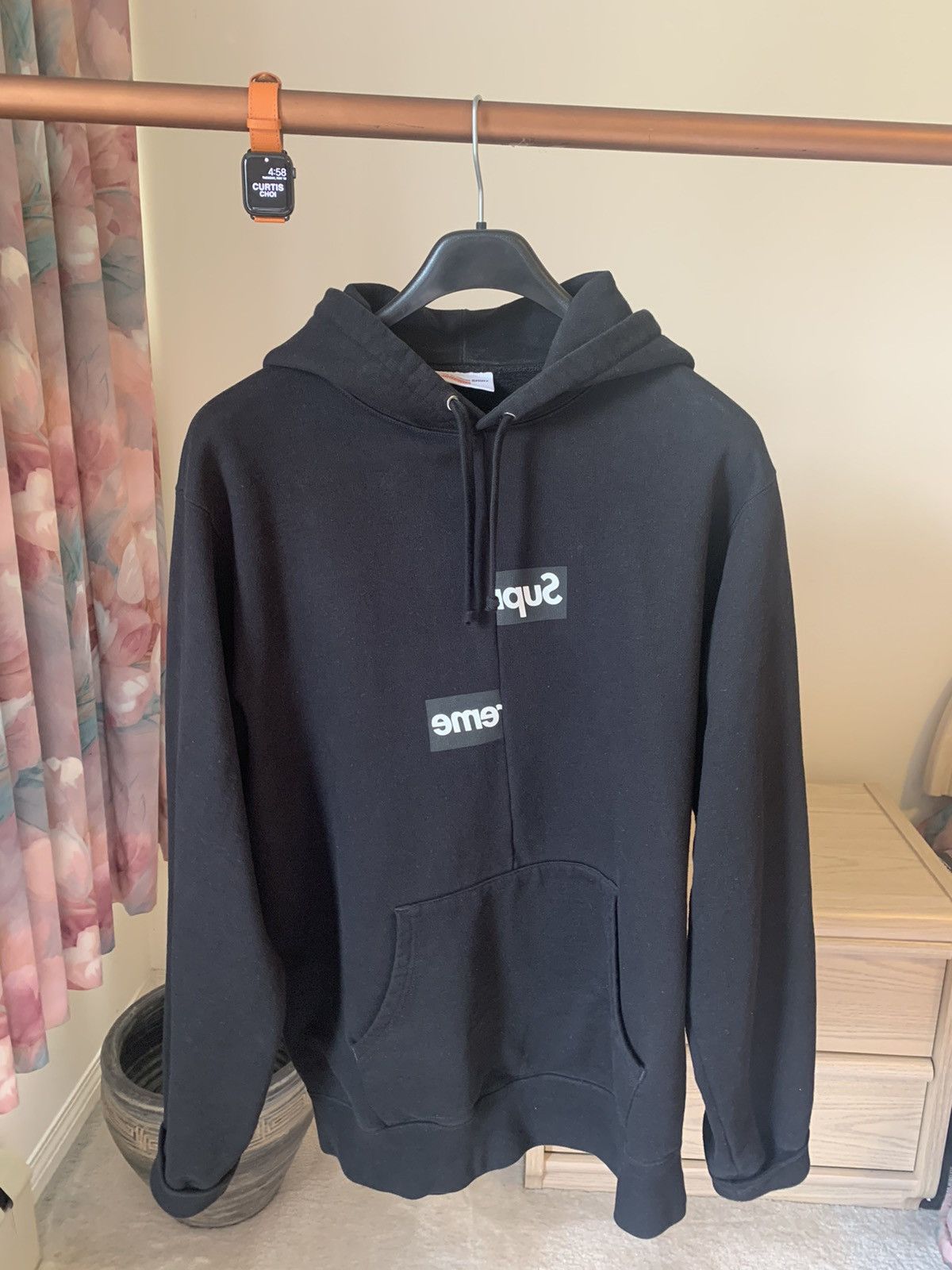 Supreme split hoodie clearance