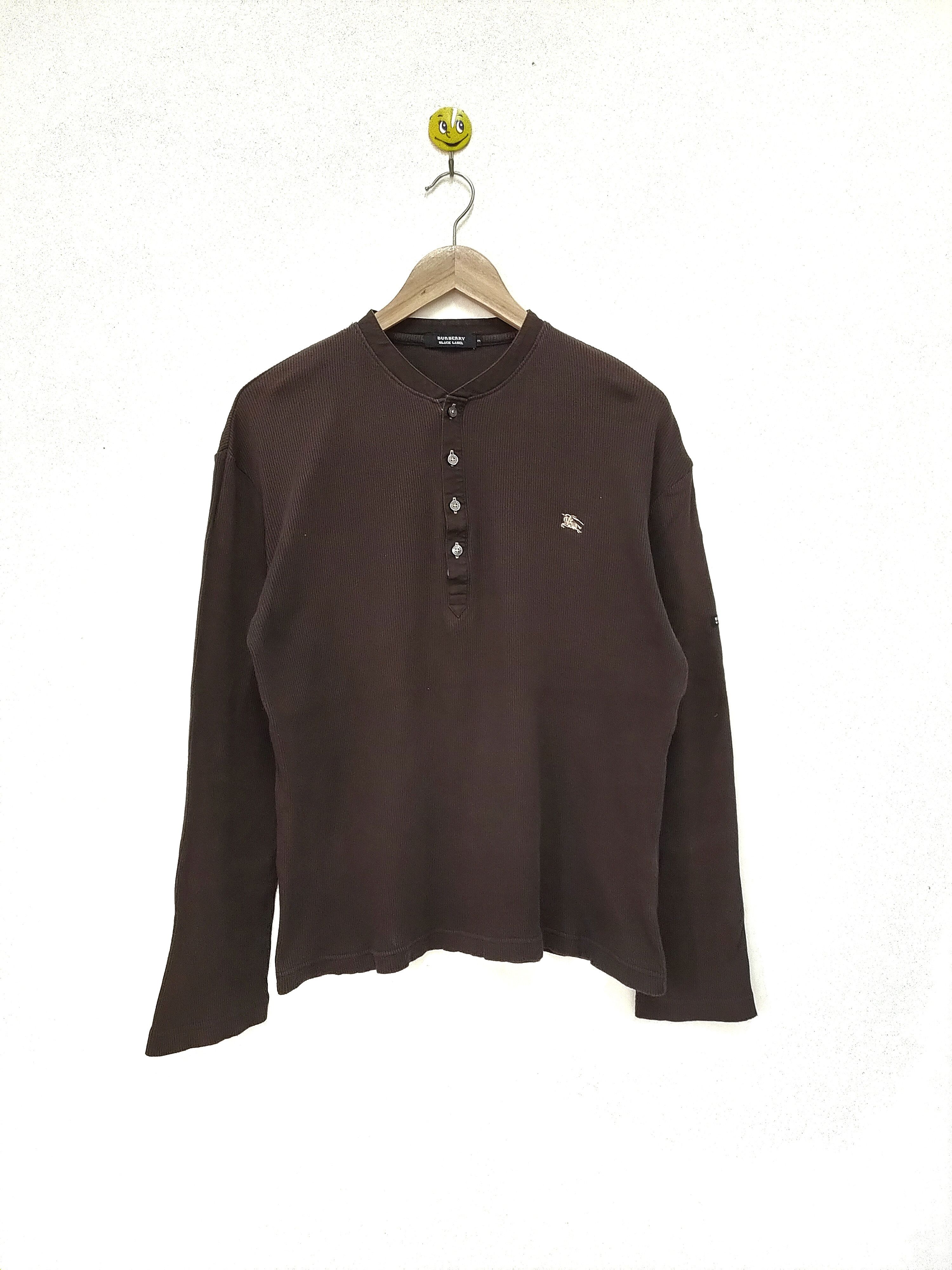 Burberry Burberry Black Label Longsleeve shirt small logo Size US L / EU 52-54 / 3 - 1 Thumbnail