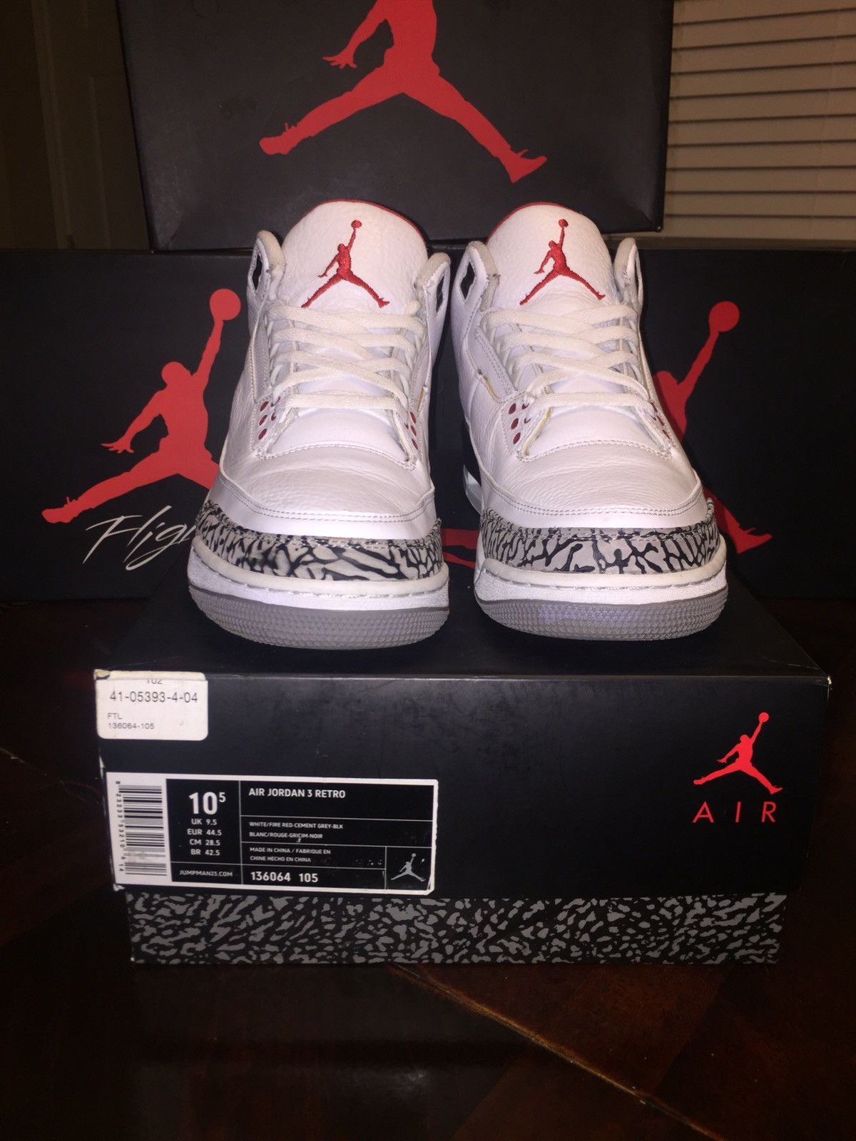 Jordan Retro White Jordan 3s White Cement 2018 Jordan White Cement